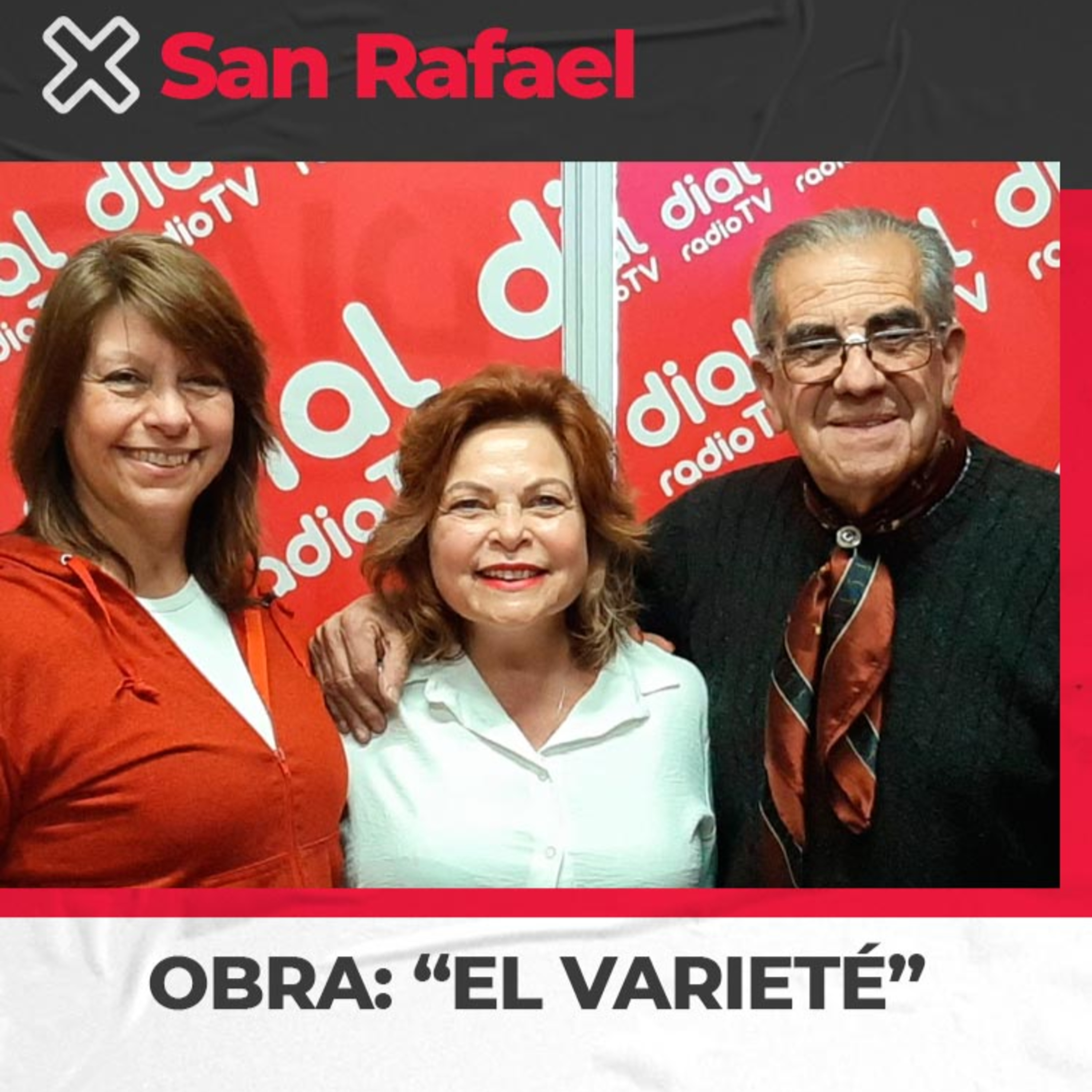 Liliana Polletti, Raúl Dávila y Marité Tarquini, integrantes de la obra «El Varieté de San Rafael» episode artwork