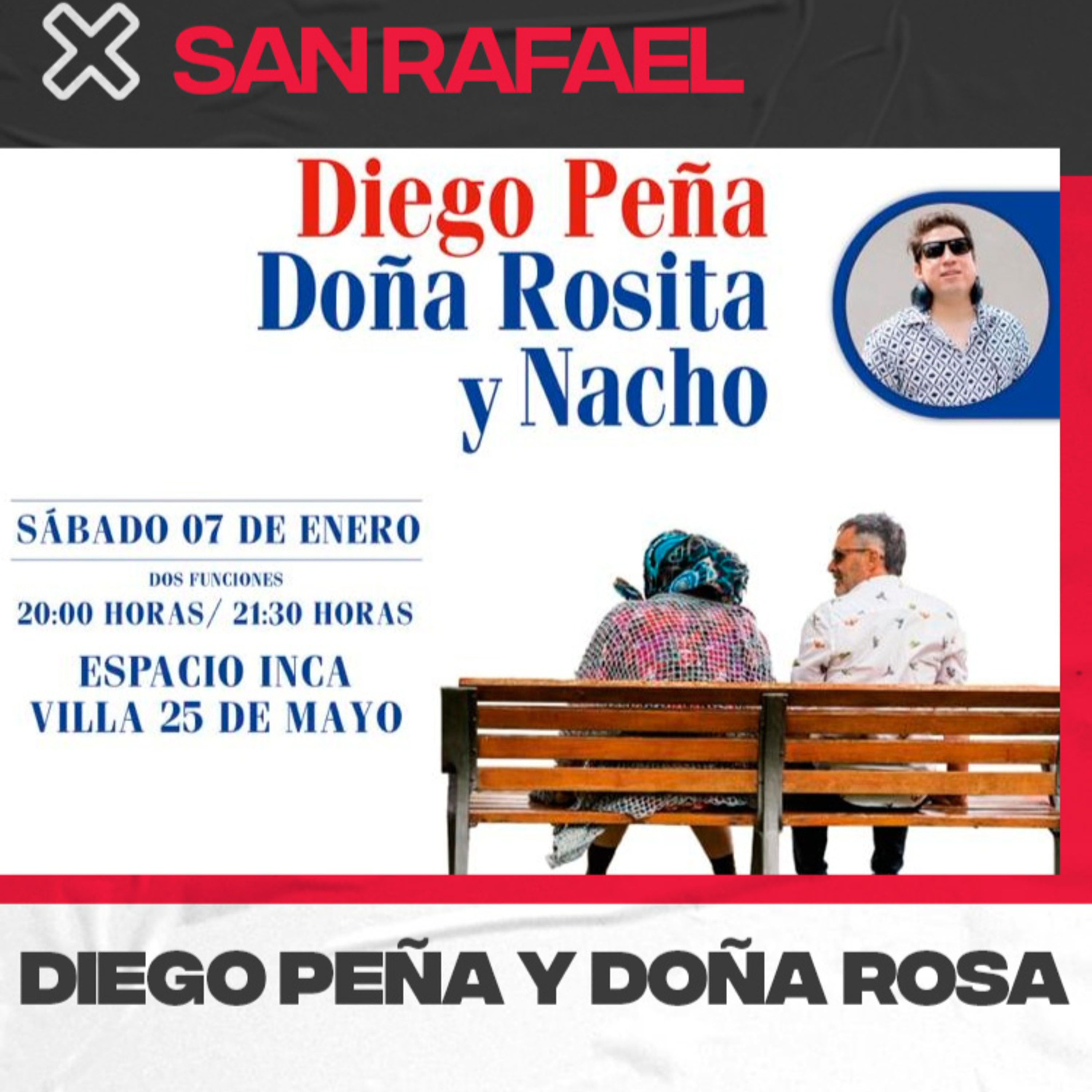 Diego Peña y Doña Rosita - Se presentan este sábado en la Villa 25 junto a Nacho Rodríguez episode artwork