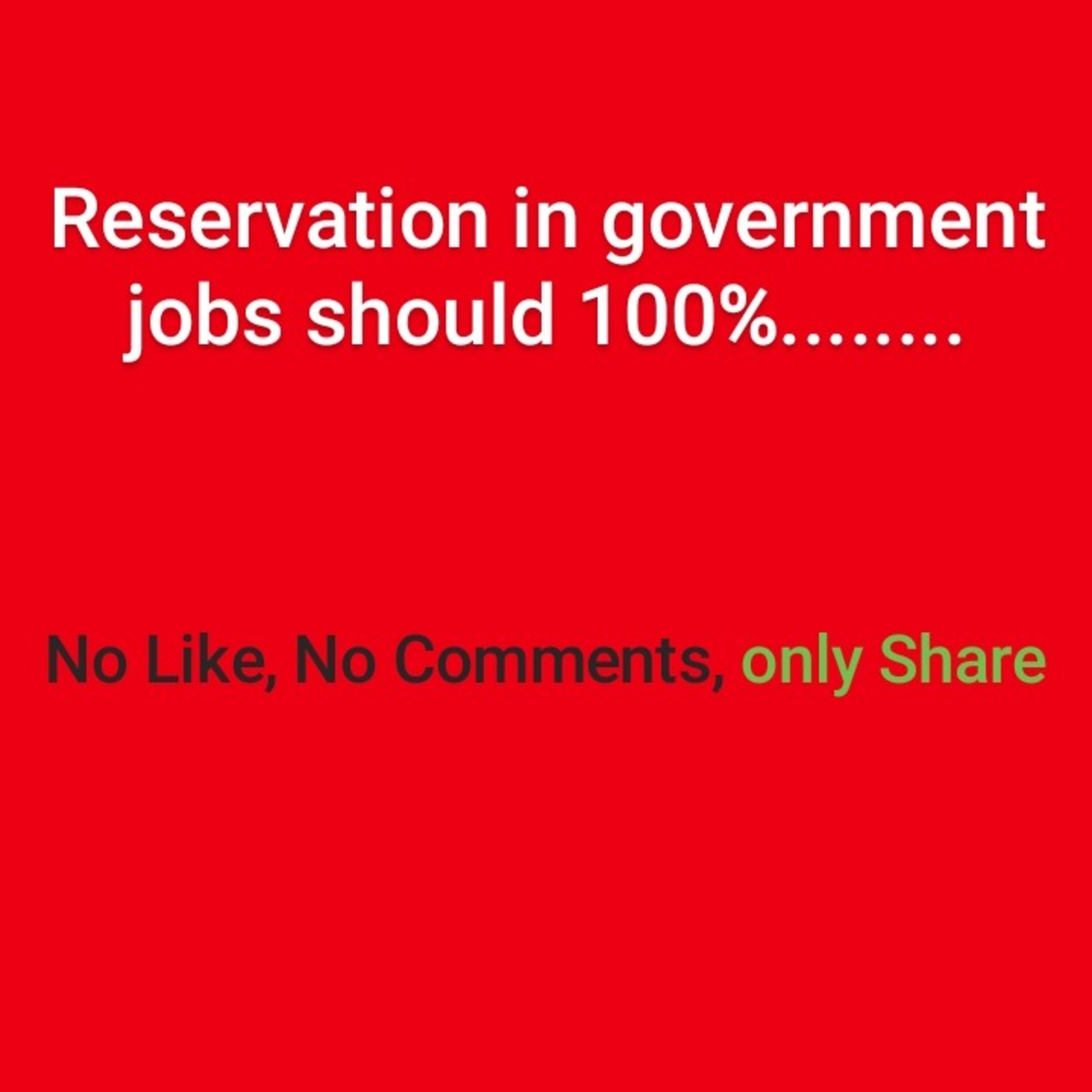 #142 Reservation (आरक्षण) in Government job should 100% episode artwork