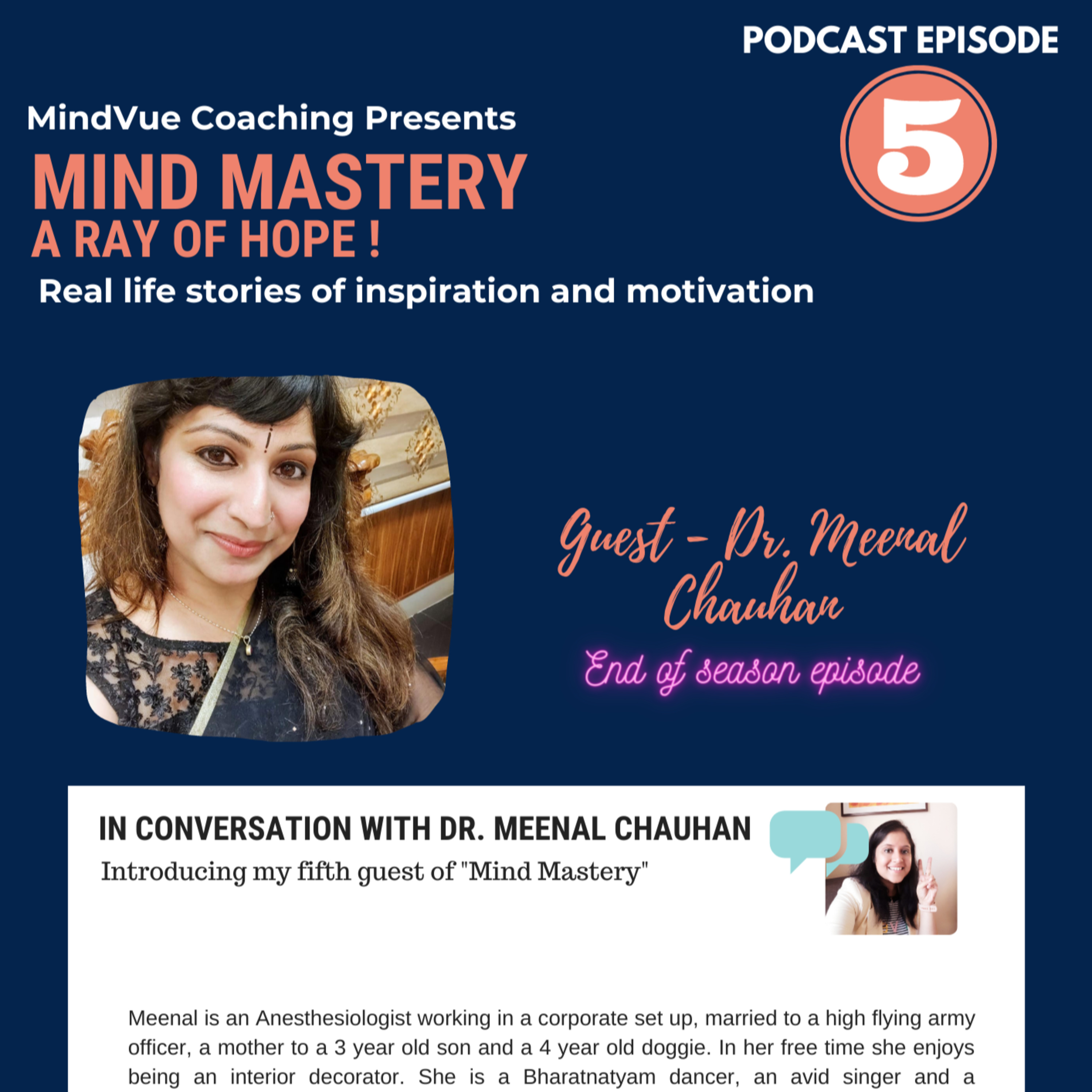 Mind Mastery - Real Life Stories of Determination, Persistence and Never Giving Up (Episode 5 - End of Season )