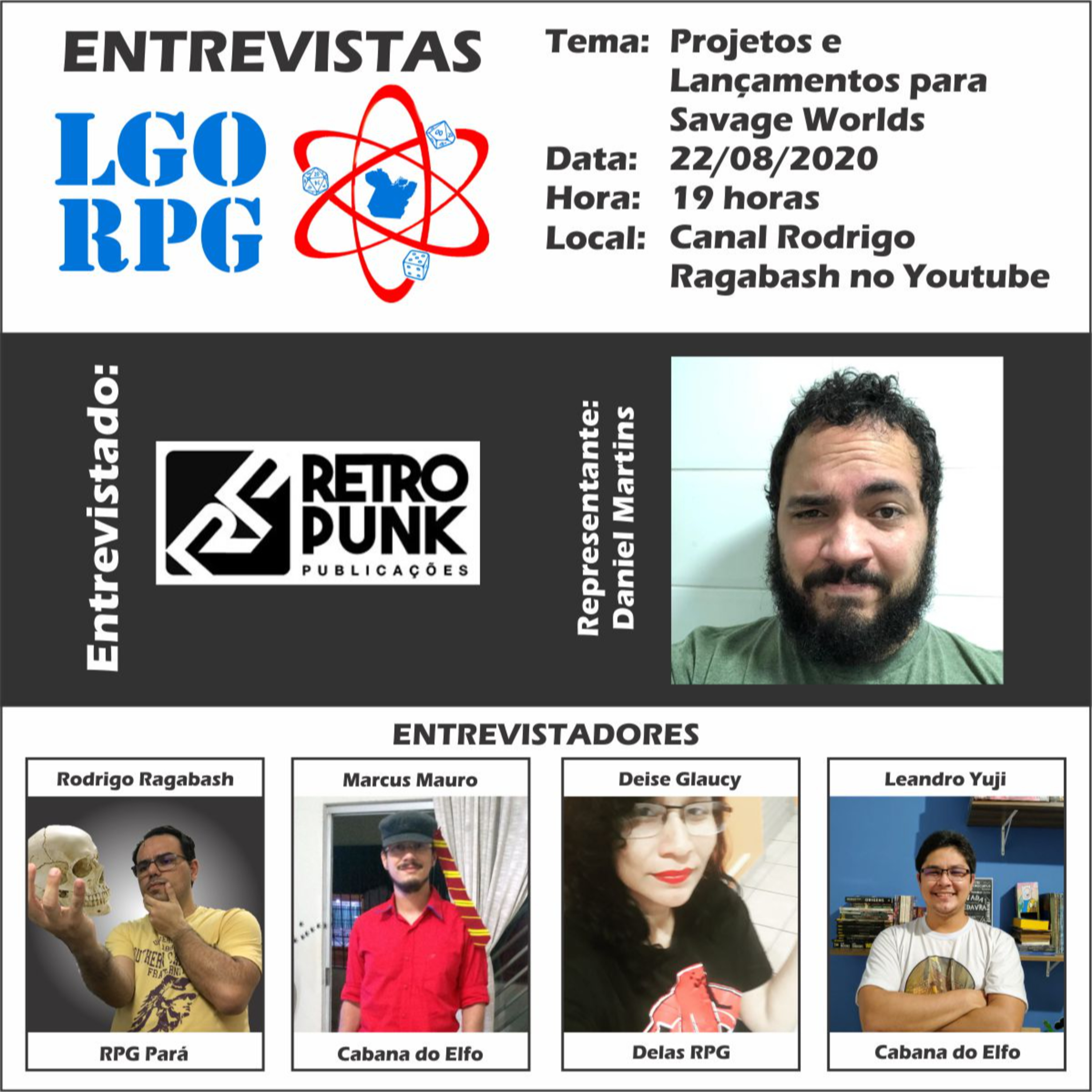 Entrevistas LGORPG: Projetos e Lançamentos para Savage Worlds episode artwork