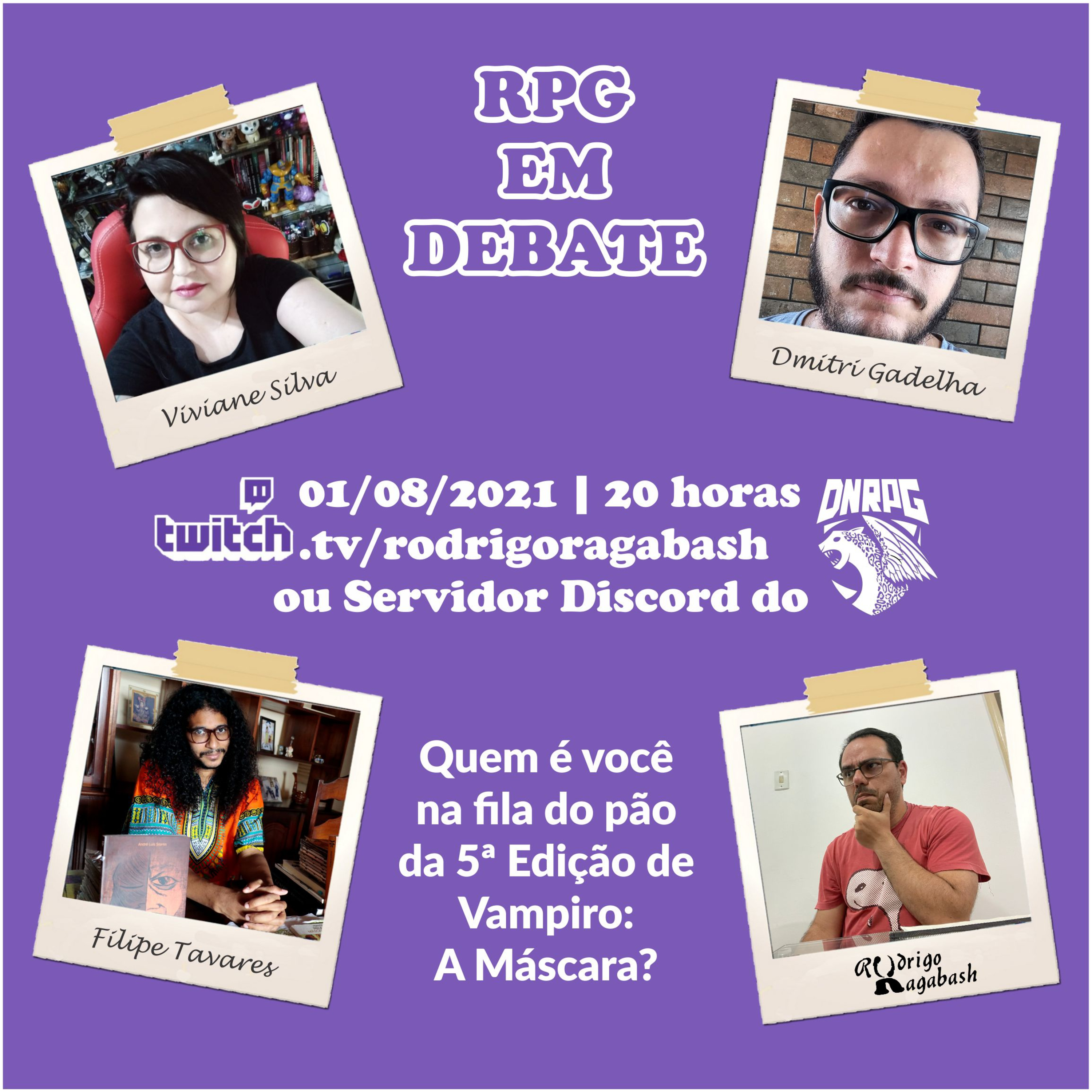 RPG em Debate: Quem é você na fila do pão da 5ª Edição de Vampiro: A Máscara? episode artwork