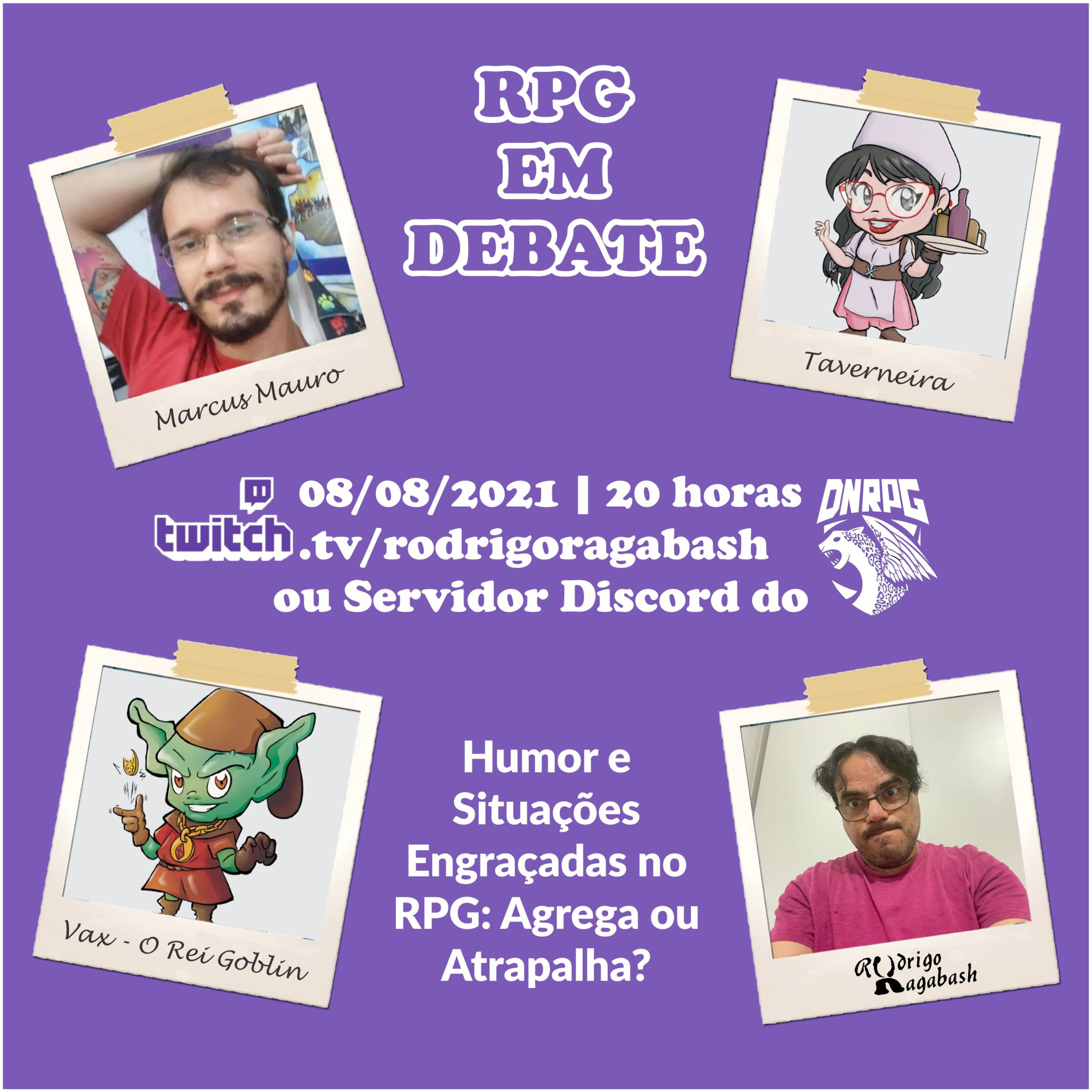 RPG em Debate: Humor e Situações Engraçadas no RPG: Agrega ou Atrapalha? episode artwork