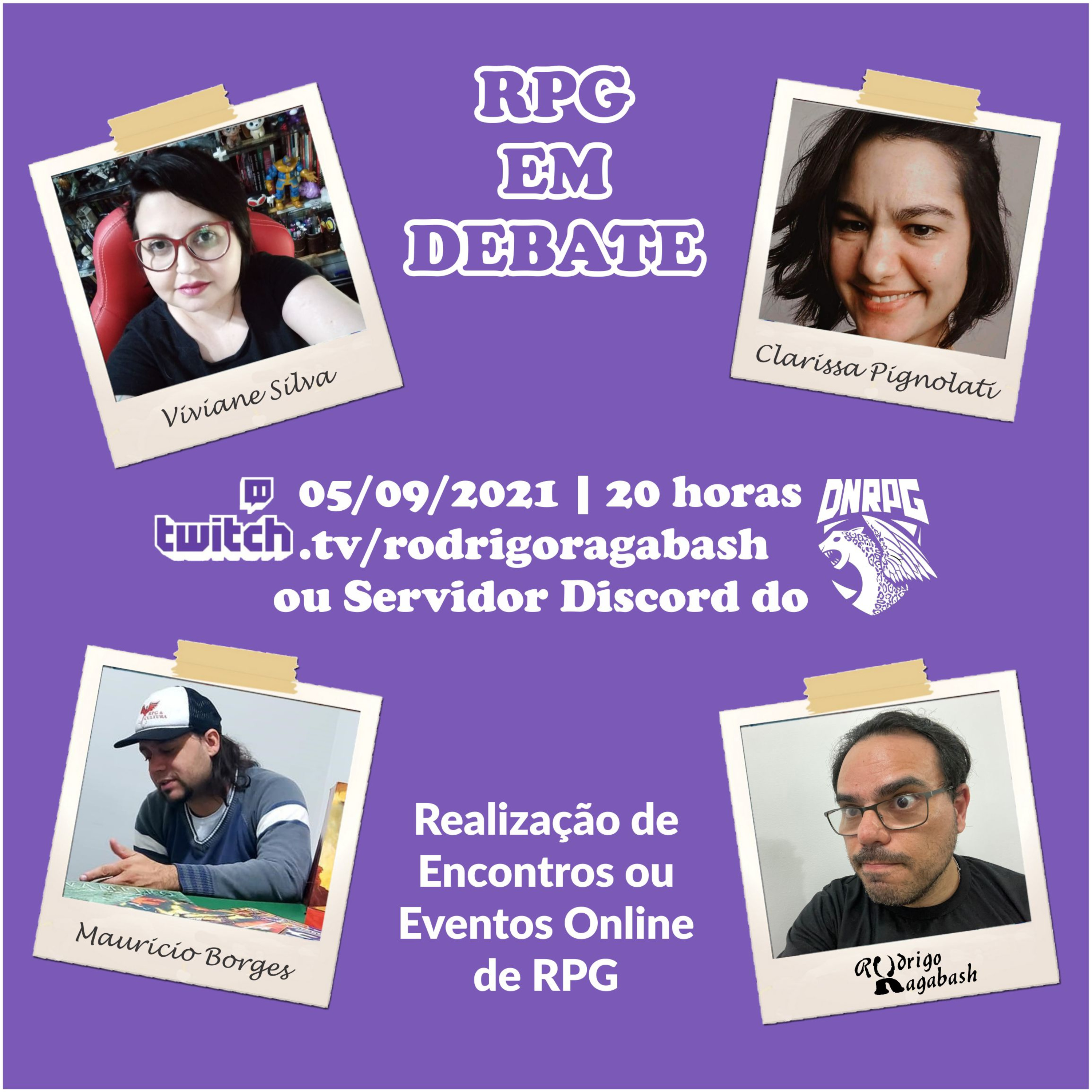 RPG em Debate: Realização de Encontros ou Eventos Online de RPG episode artwork