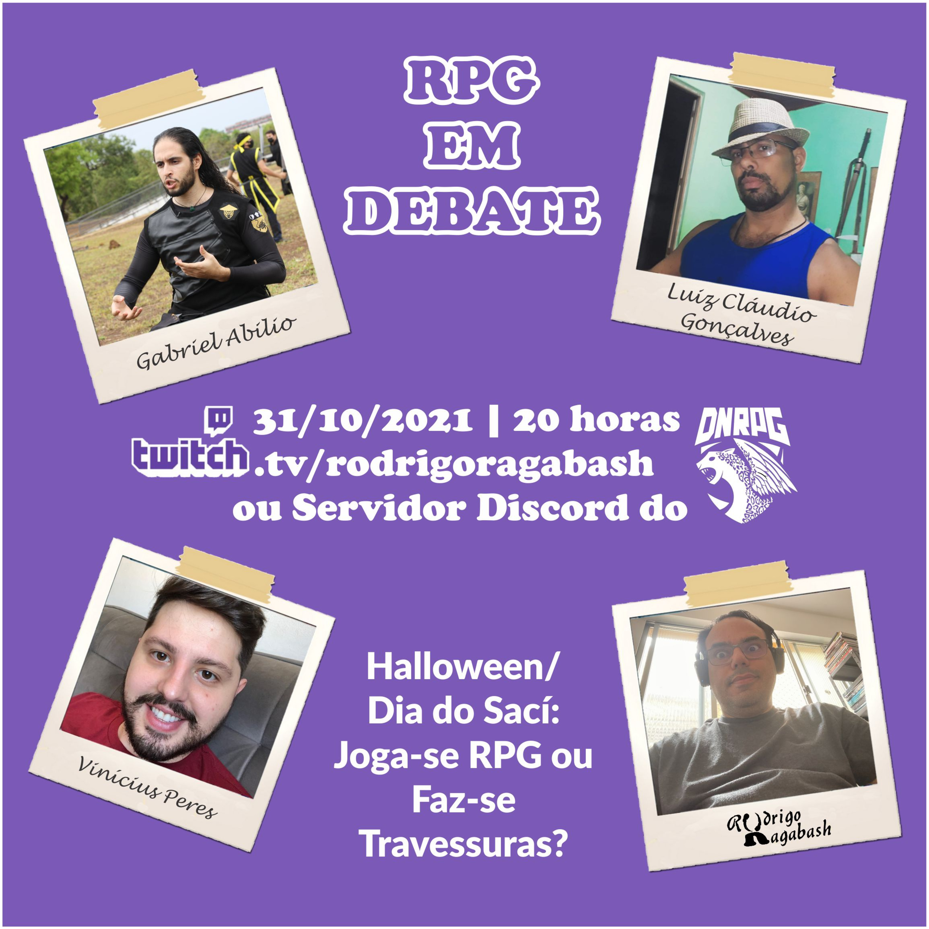 RPG em Debate: Halloween/Dia do Sací: Joga-se RPG ou Faz-se Travessuras? episode artwork