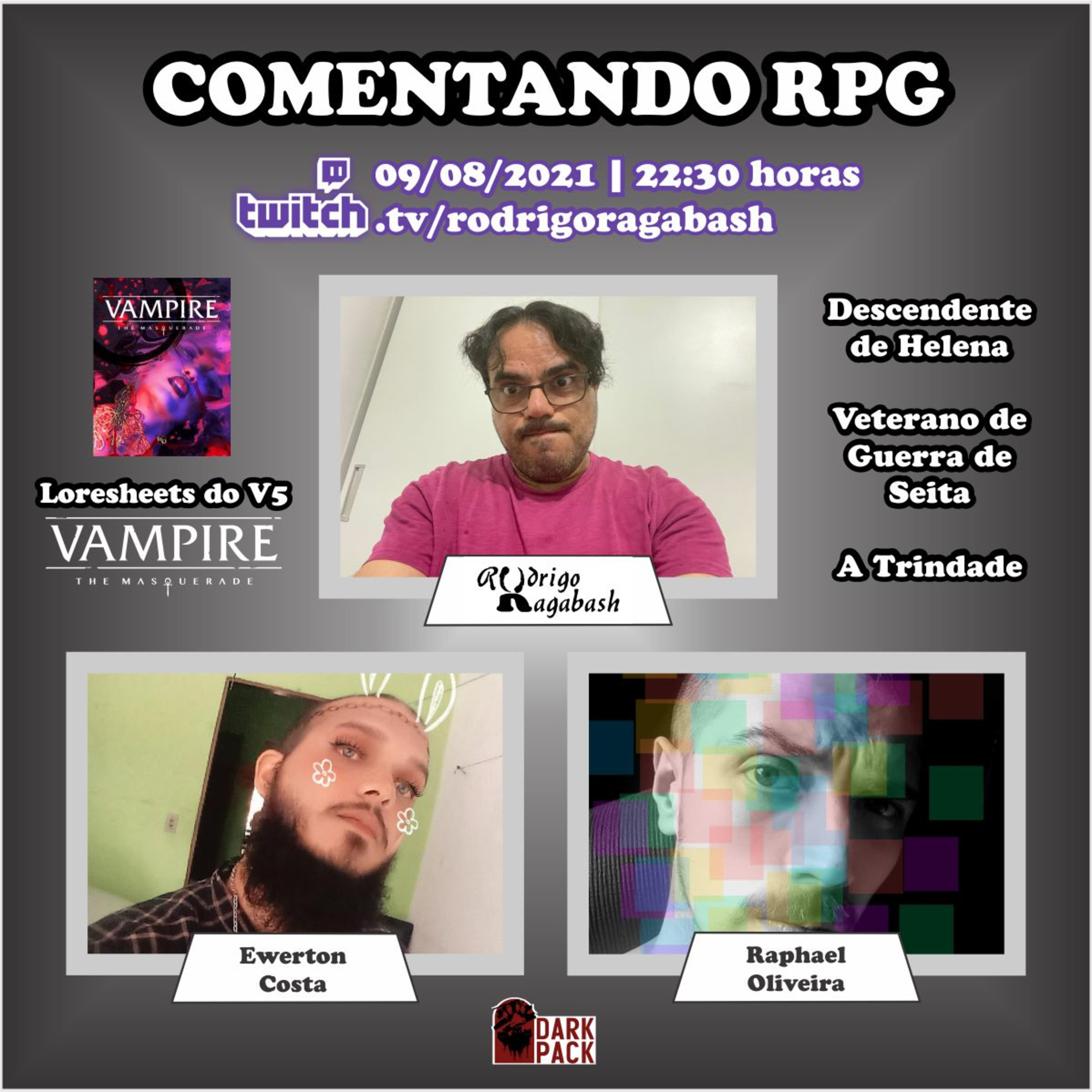 Loresheets do V5 #4: Descendente de Helena, Veterano da Guerra das Seitas e A Trindade episode artwork