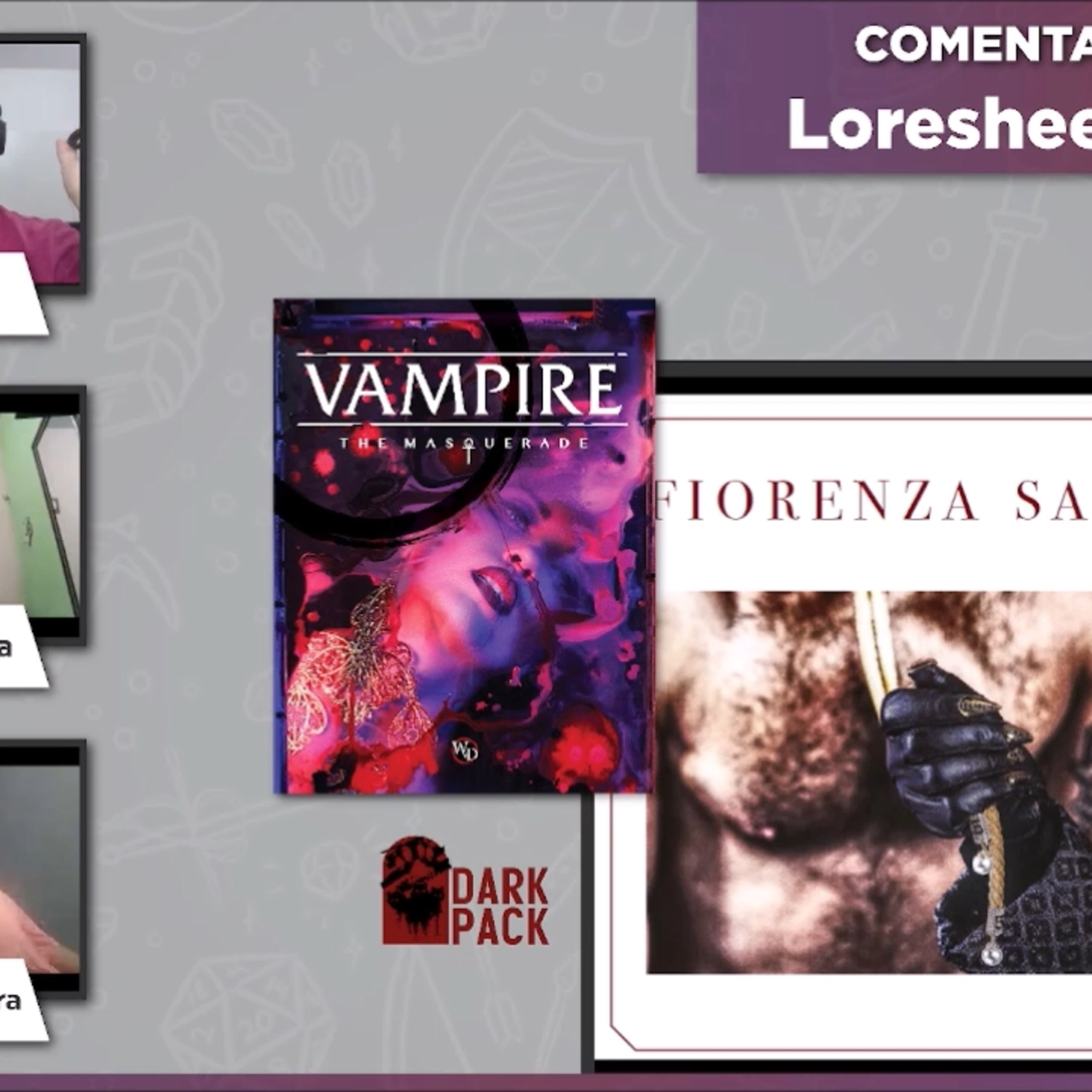 Loresheets do V5 #8: Carmelita Neillson e Fiorenza Savona episode artwork