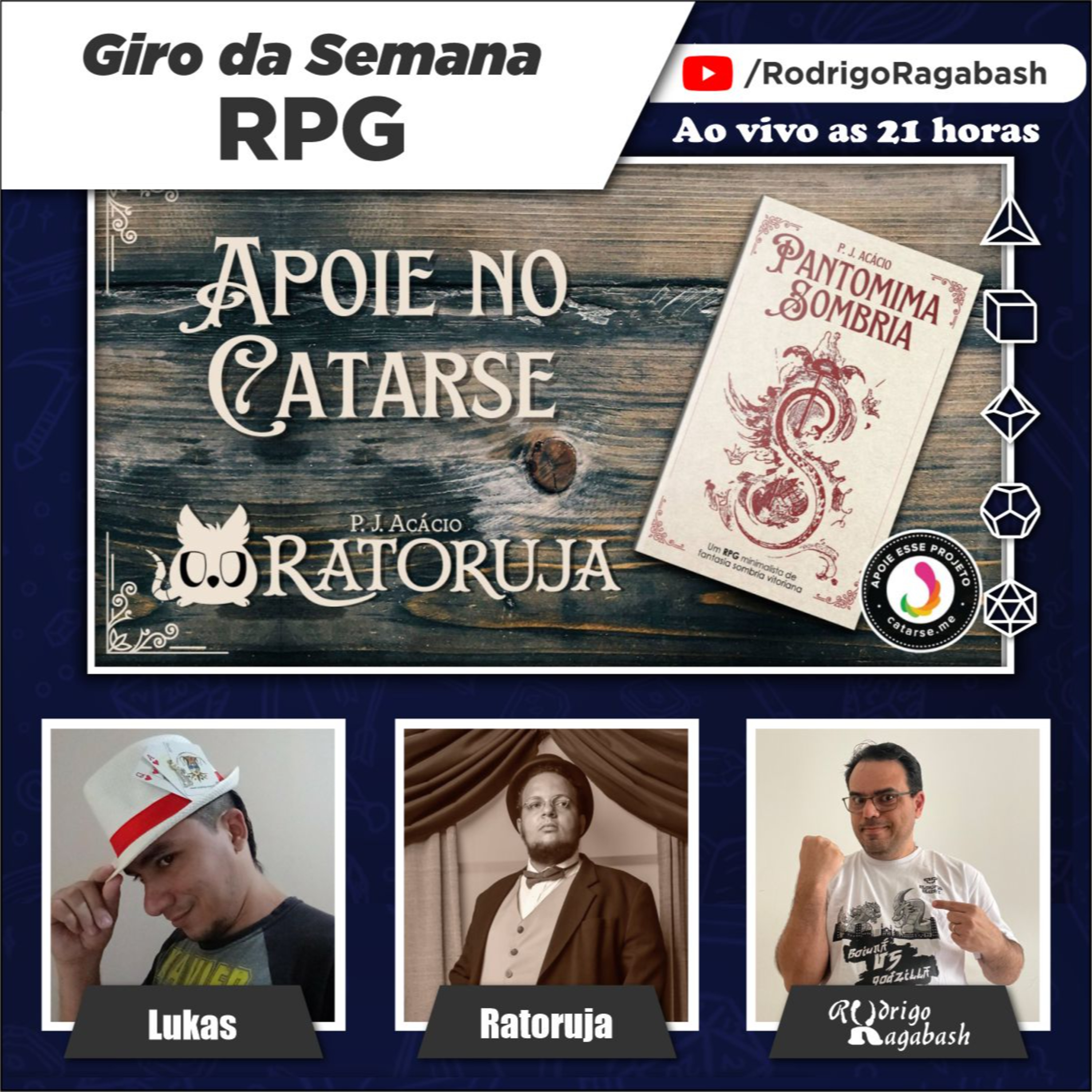 Giro da Semana RPG | Campanha de Financiamento de Pantomima Sombria RPG episode artwork