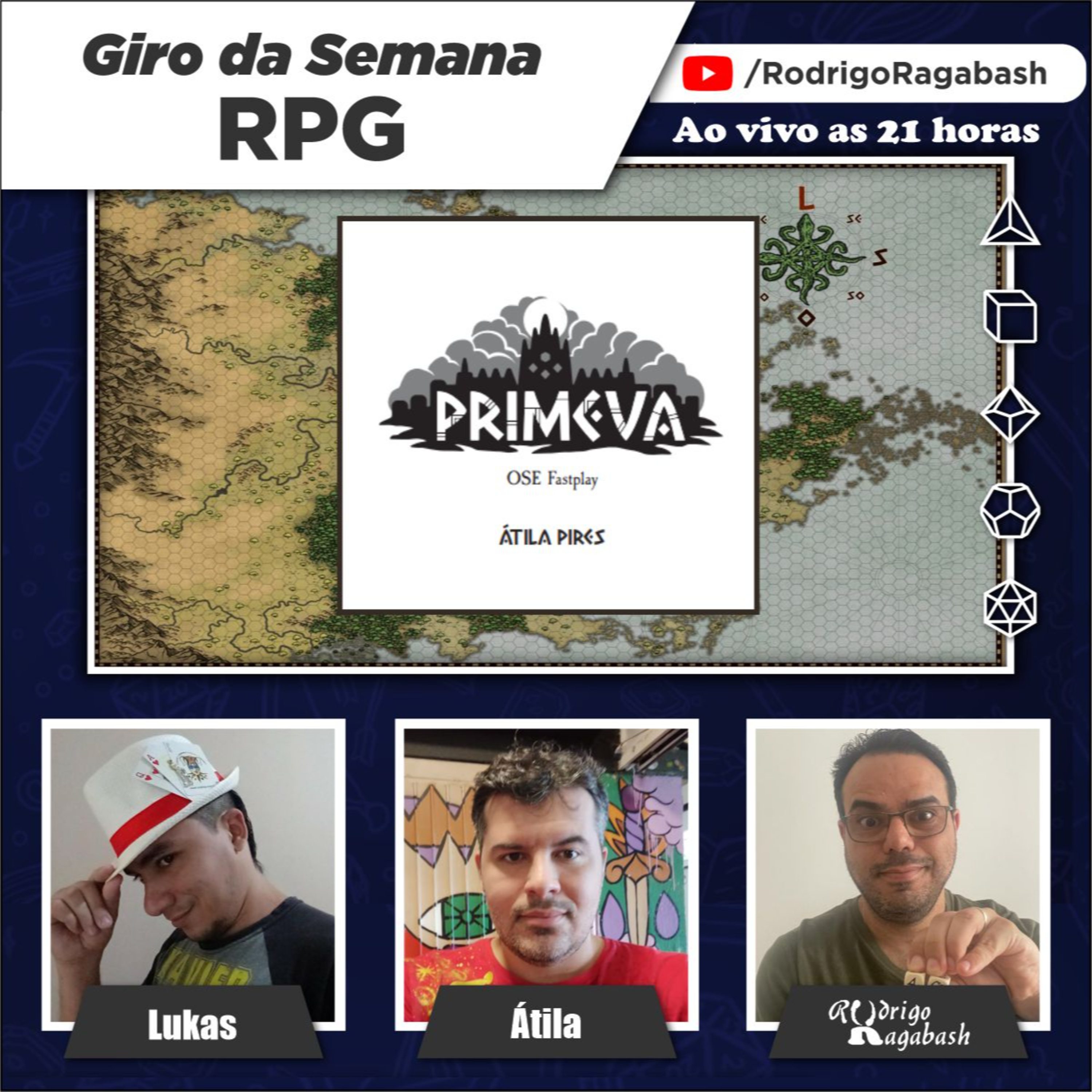 Giro da Semana RPG | Primeva RPG, Um Cenário de Afrofantasia episode artwork