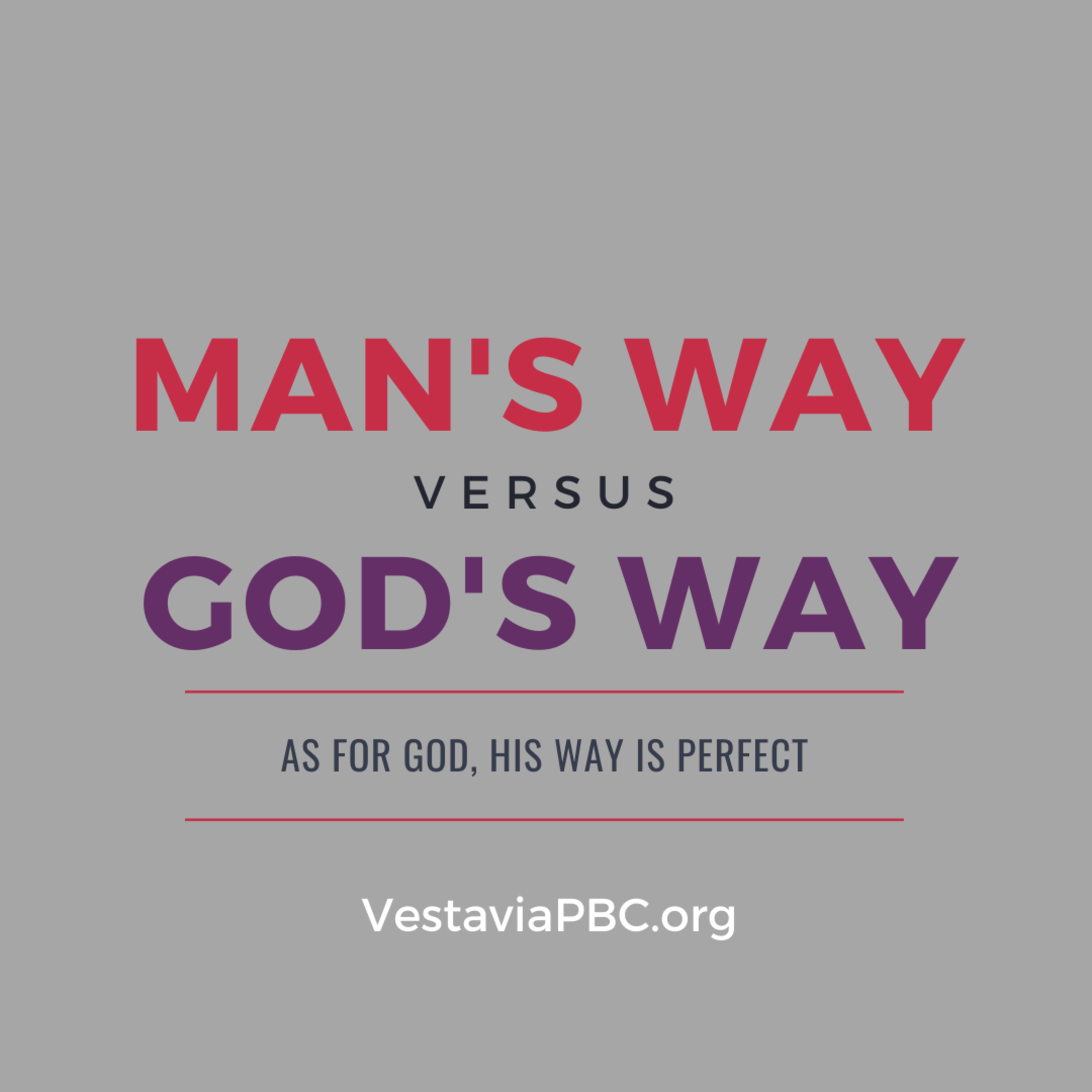 Man's Way vs God's Way (Josh Coker) episode artwork