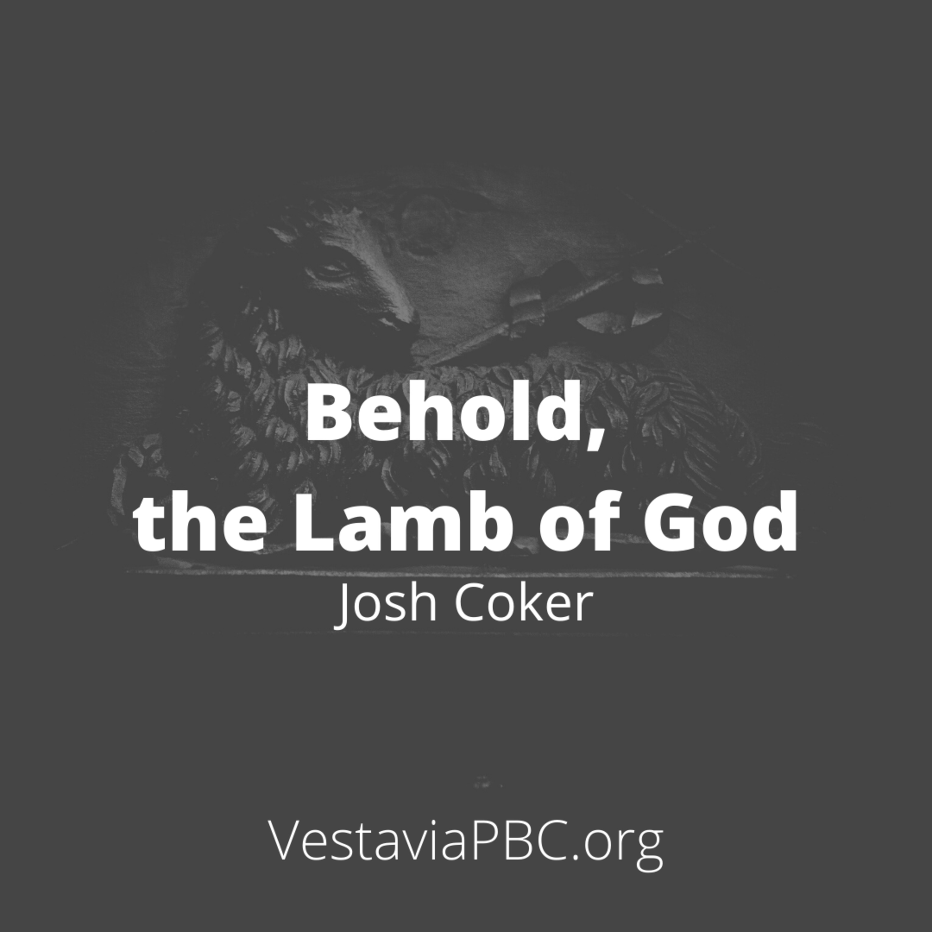 Behold, the Lamb of God (Josh Coker) - 10.10.2021 episode artwork