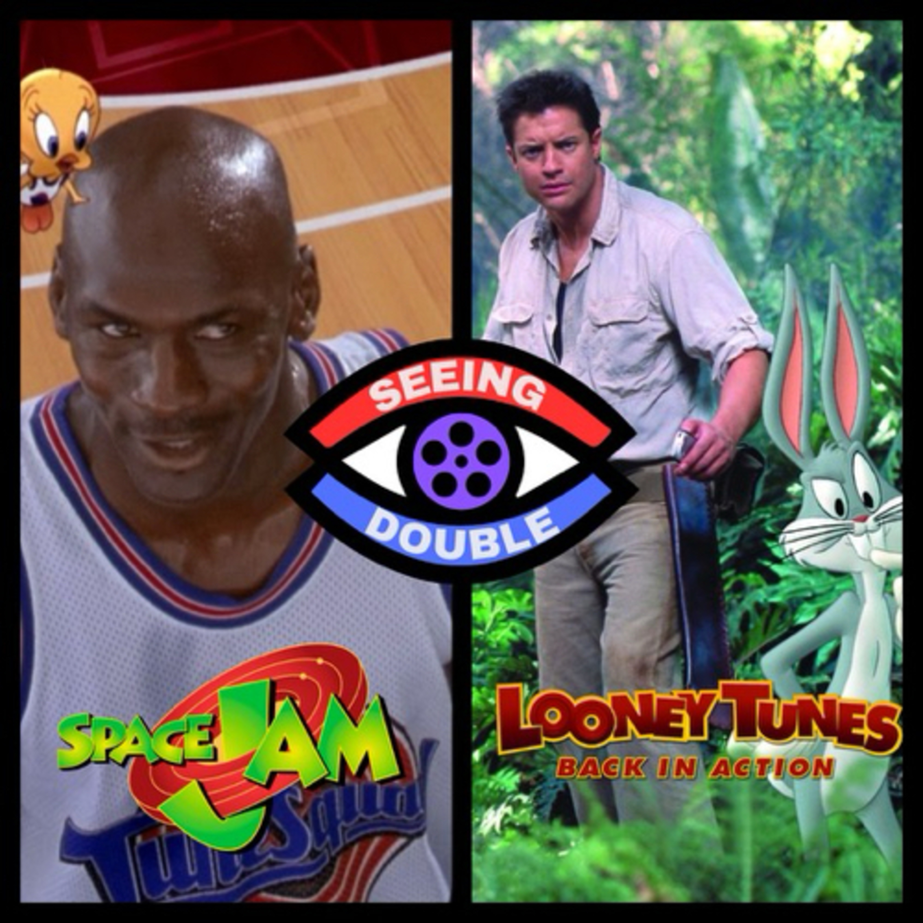 EP 187: Seeing Double - Space Jam/Looney Tunes: Back in Action episode artwork