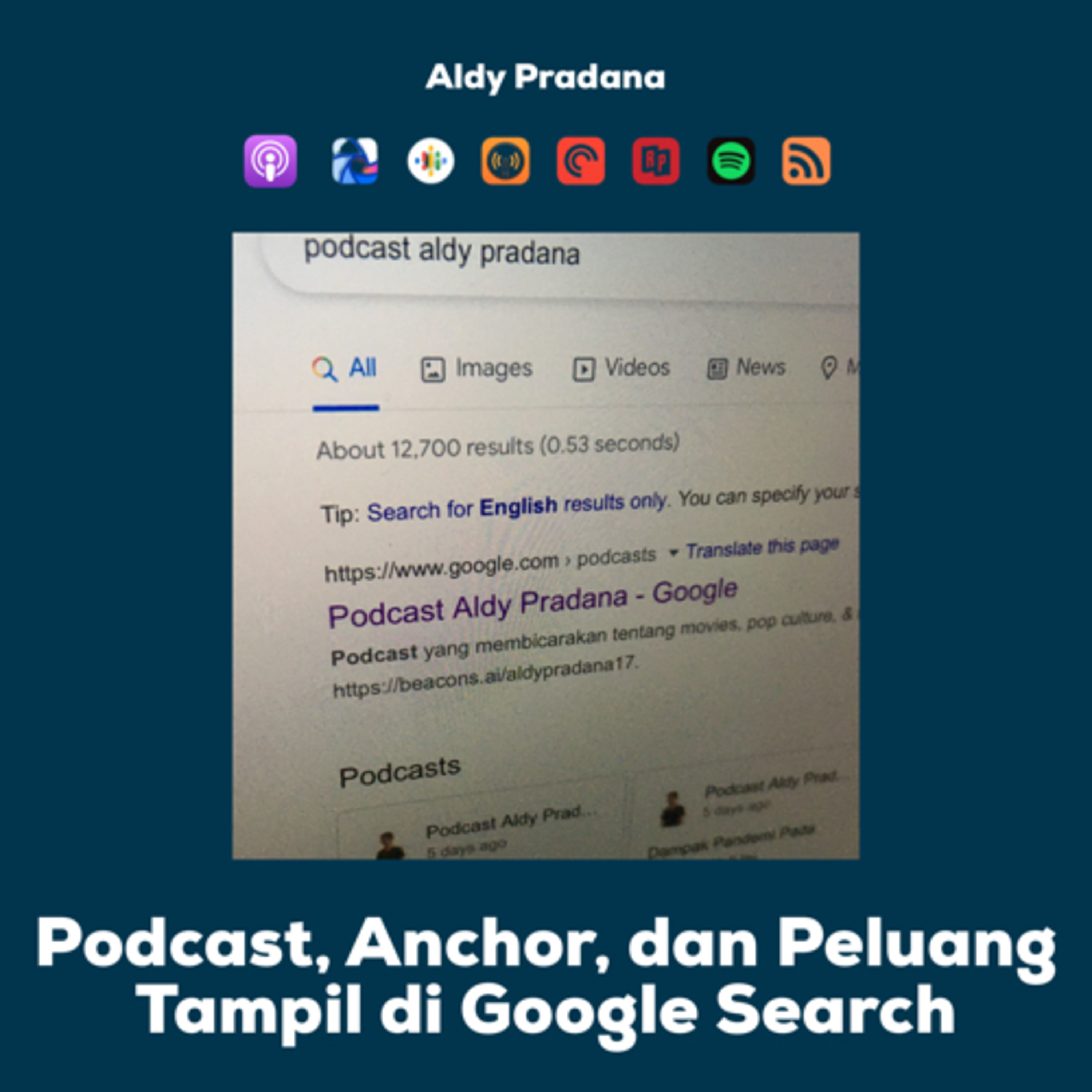Podcast Aldy Pradana