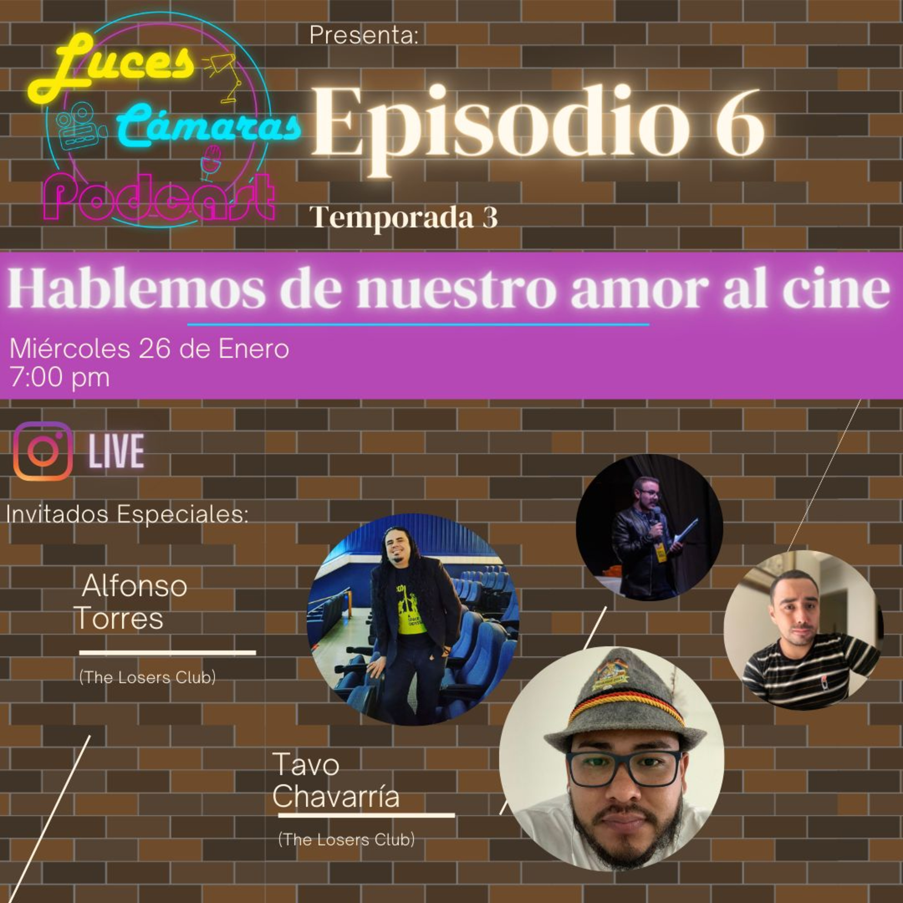 ¡Luces, Cámaras, Podcast!