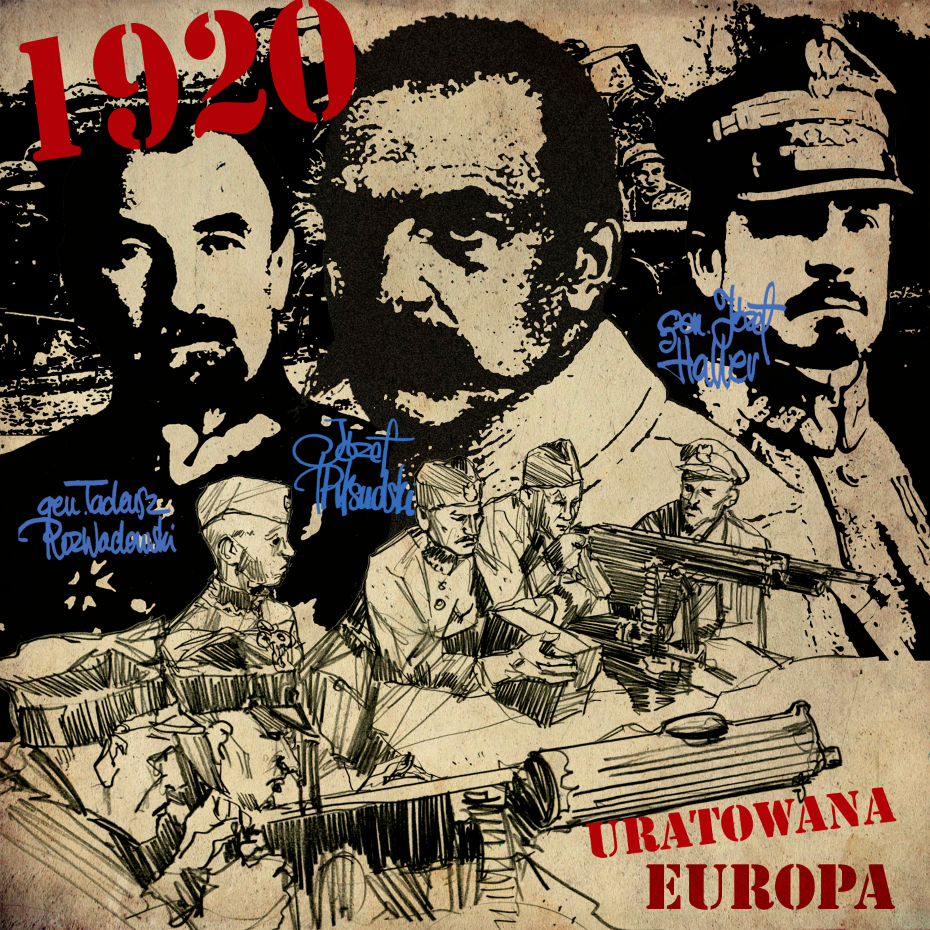1920 Uratowana Europa 1/9 "Polska między czerwonym młotem a kowadłem"
