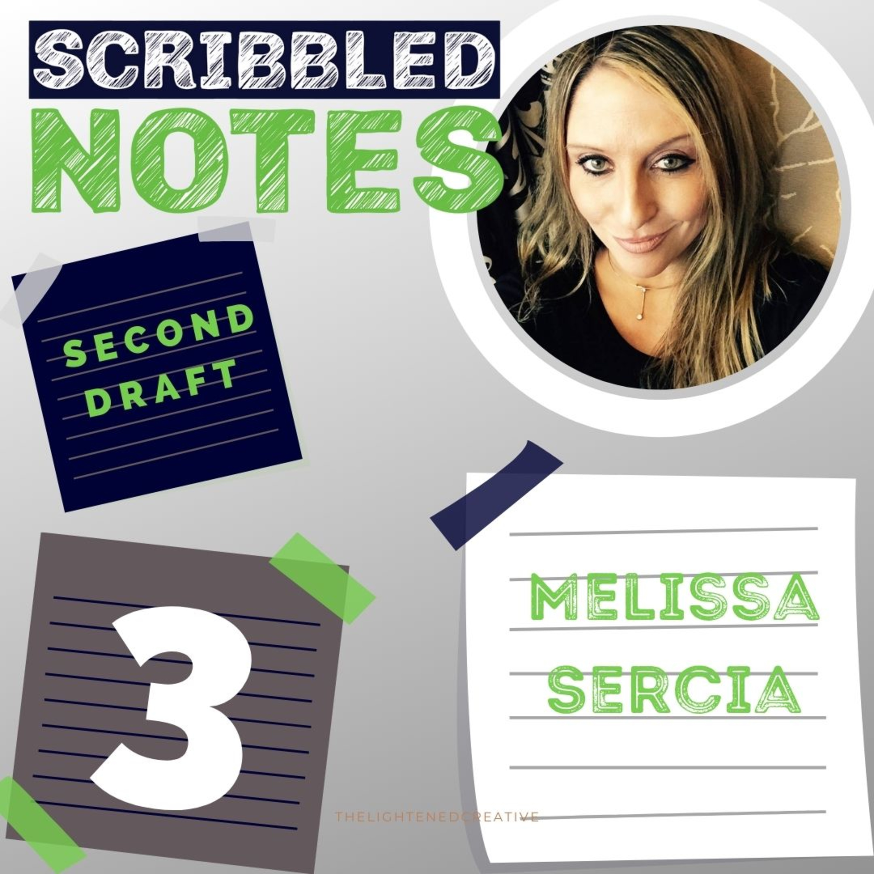 cover of episode Second Draft Ep. 3: Melissa Sercia, Award Winning Author