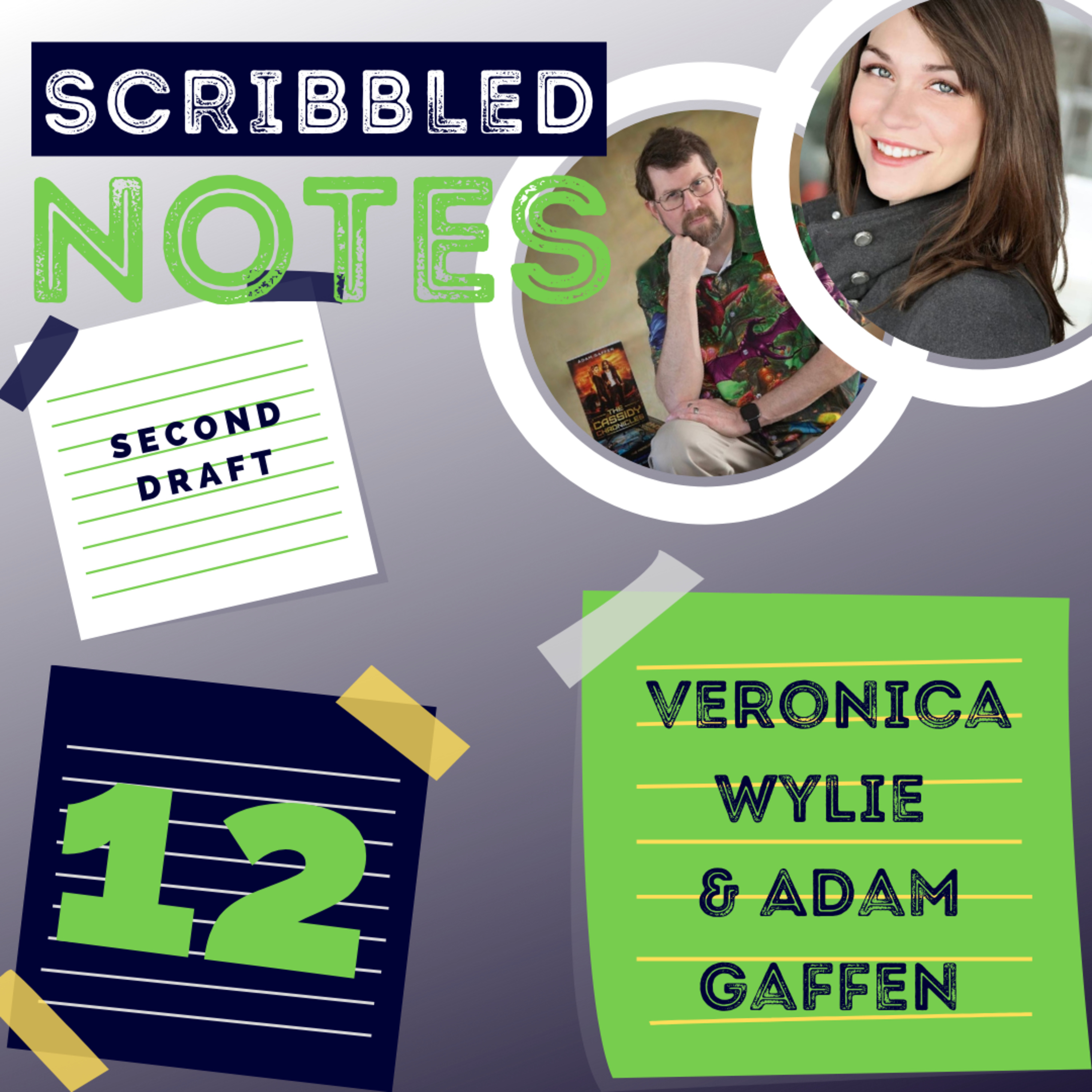 cover of episode Second Draft Ep. 12: Actress, Voice Actor, Veronica Wylie and Author, Adam Gaffen