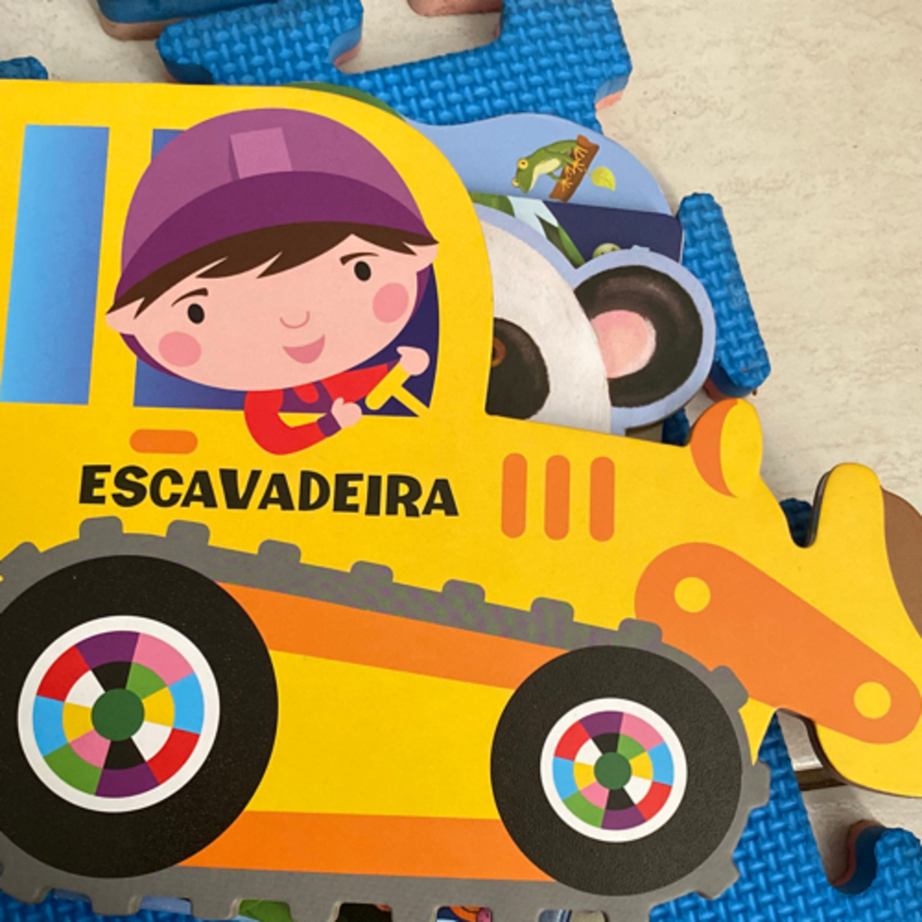 A pequena escavadeira