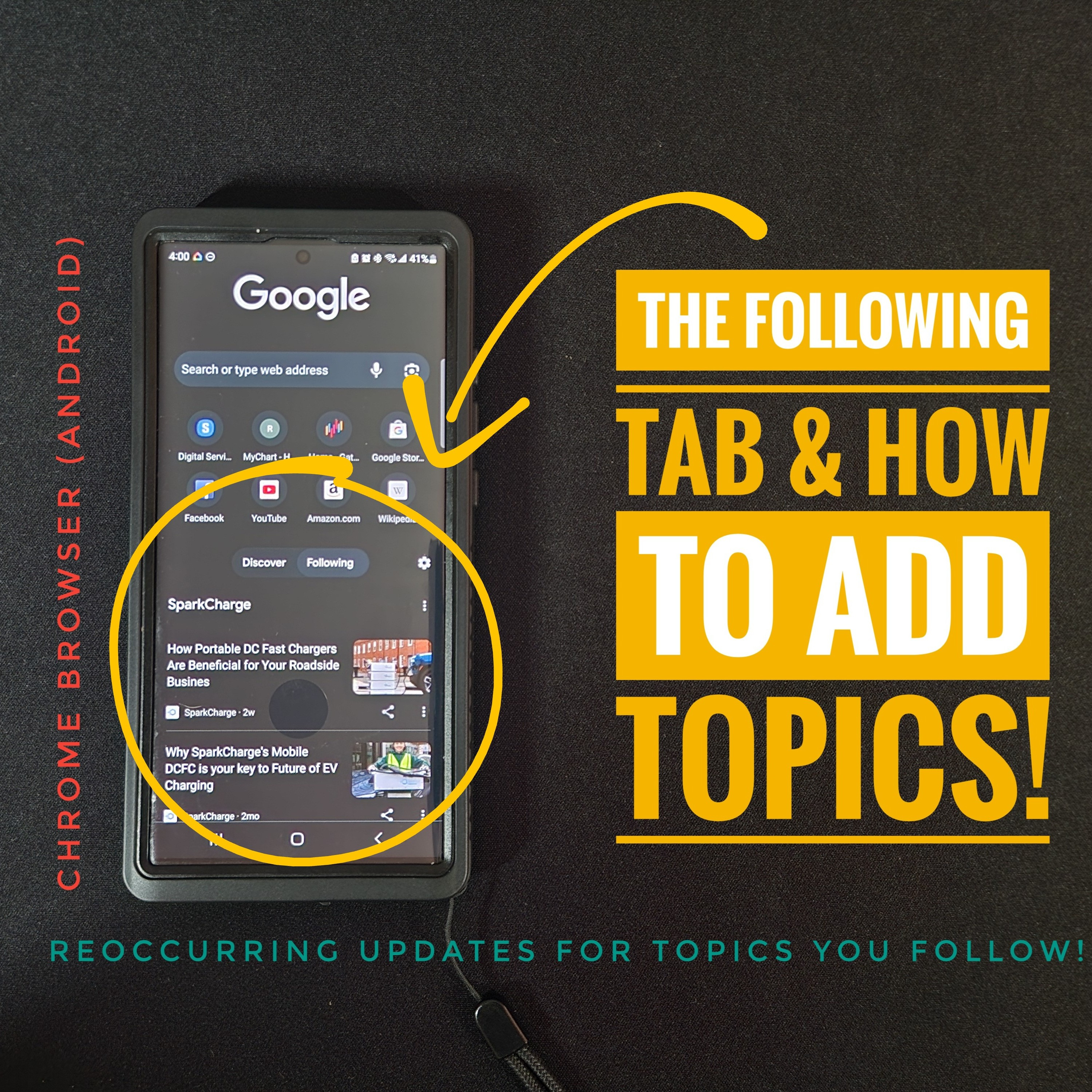 Episode 31: Chrome Tips (Android) | The Following Tab & How To Add Topics! episode artwork
