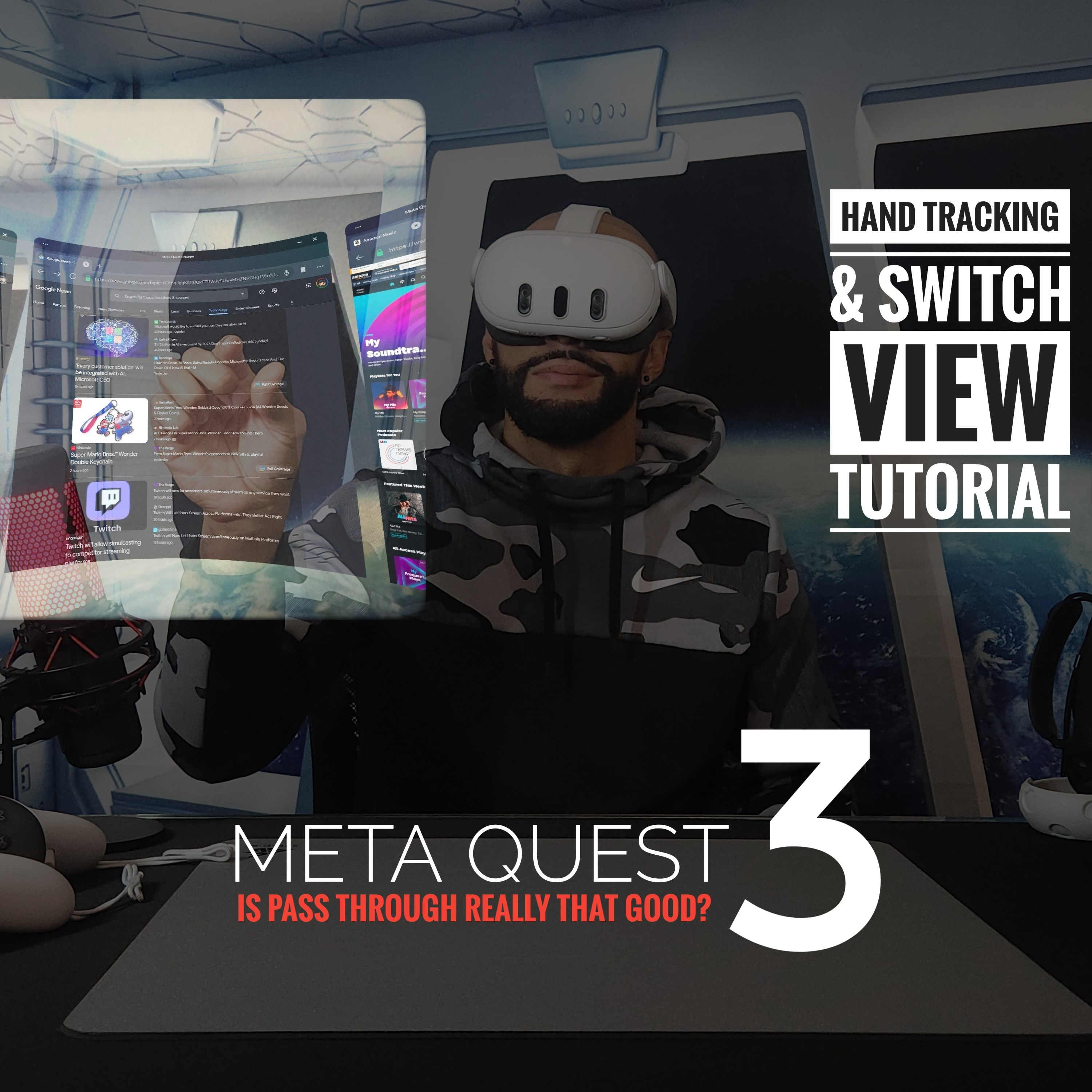 Episode 58: Meta Quest 3 How To | Hand Tracking & Switch View For Improved Accessibility With Demo & Review! episode artwork