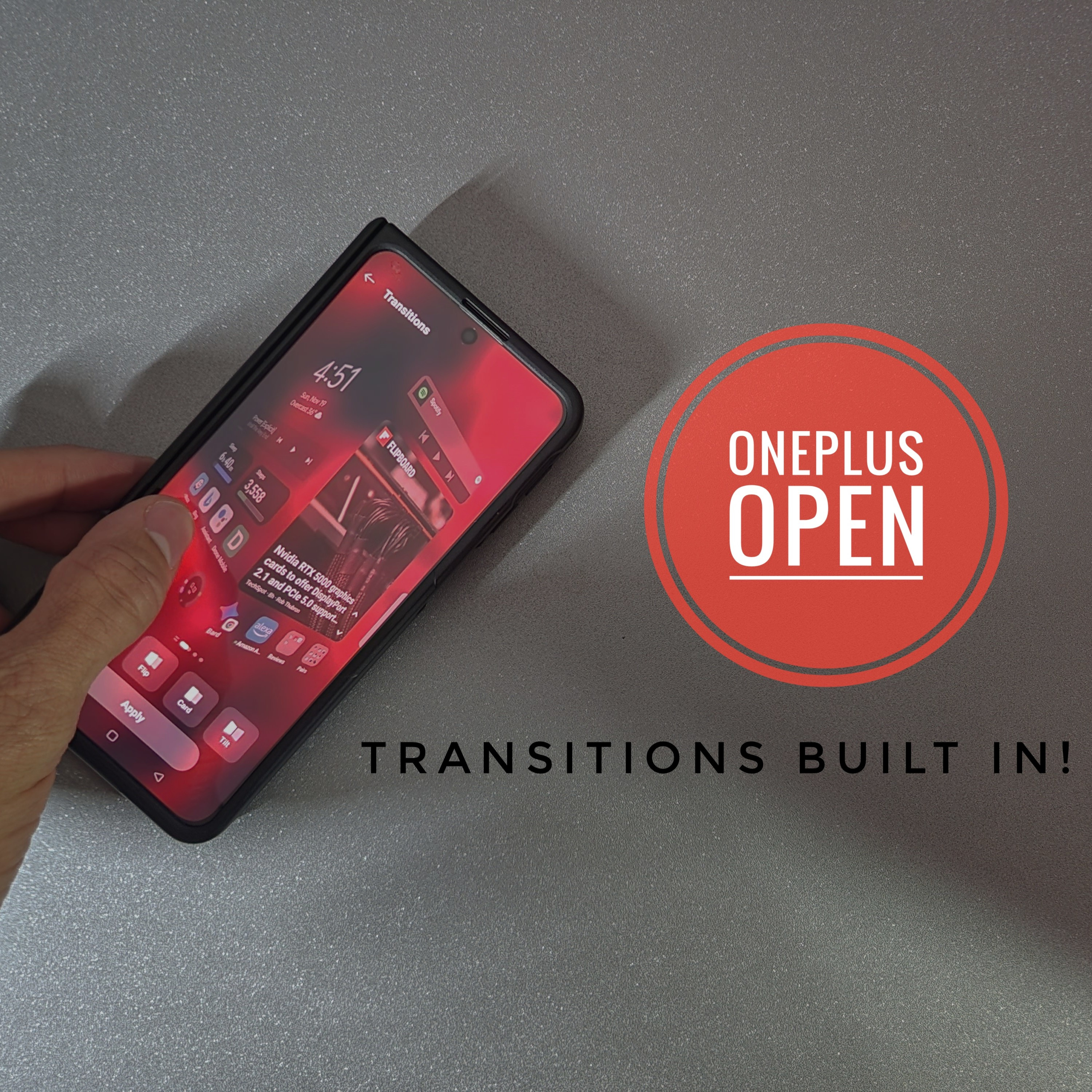 Episode 70: OnePlus Open | Transitions Built-In: How To Customize The Transition! episode artwork