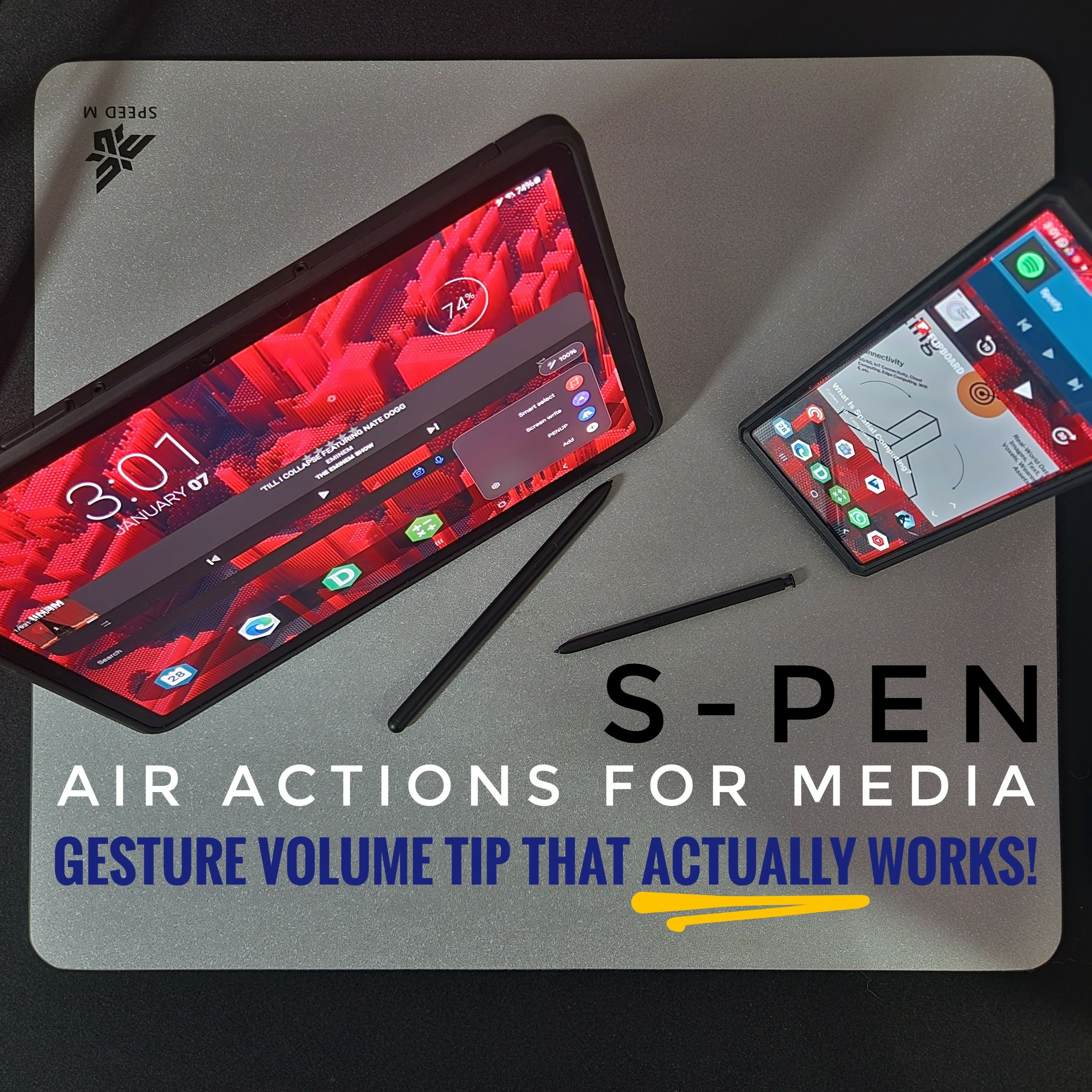 Episode 79: Samsung Galaxy SPen Air Actions for Media Demo & Tutorial Tab S & Ultra Series episode artwork