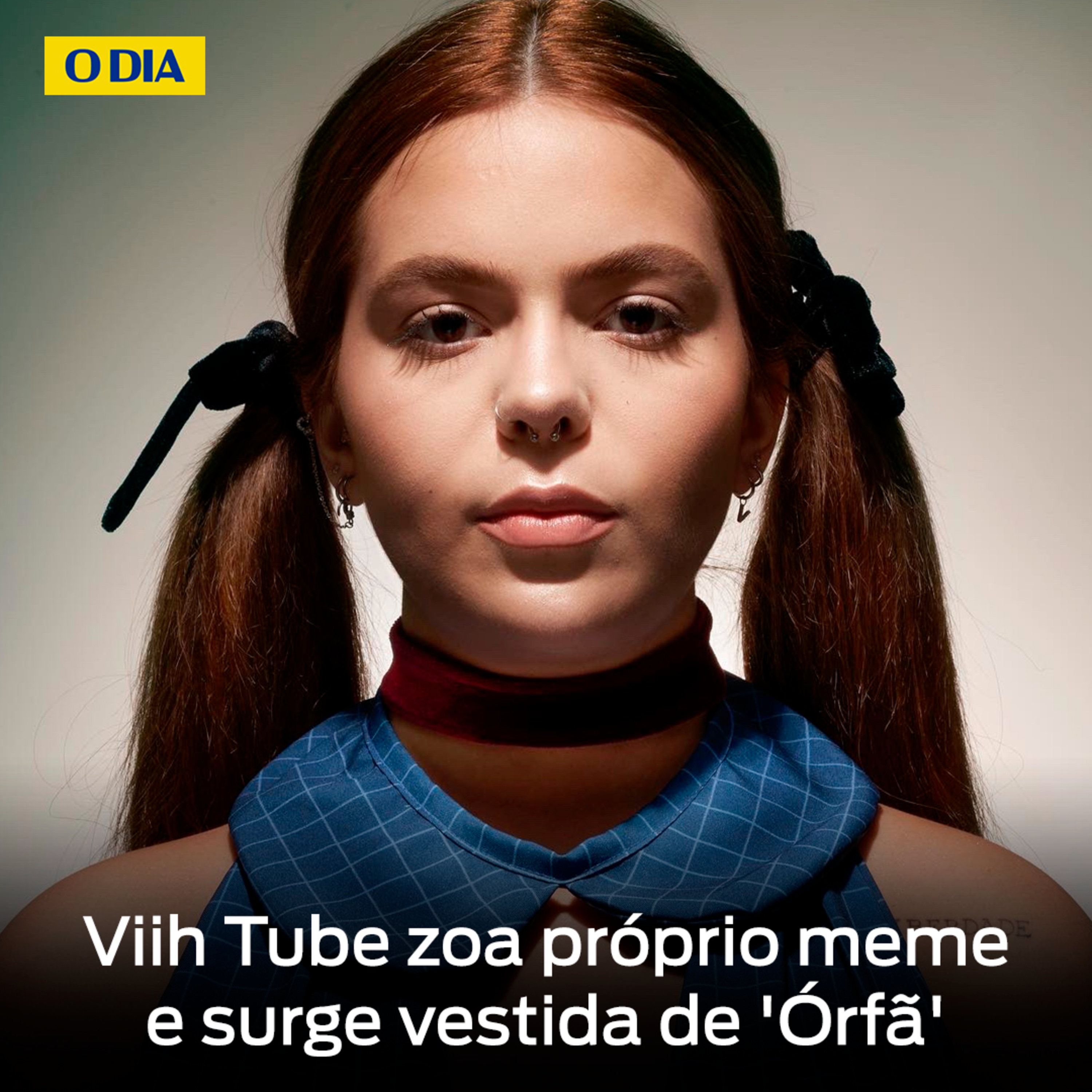 Viih Tube zoa próprio meme e surge vestida de 'Órfã' episode artwork