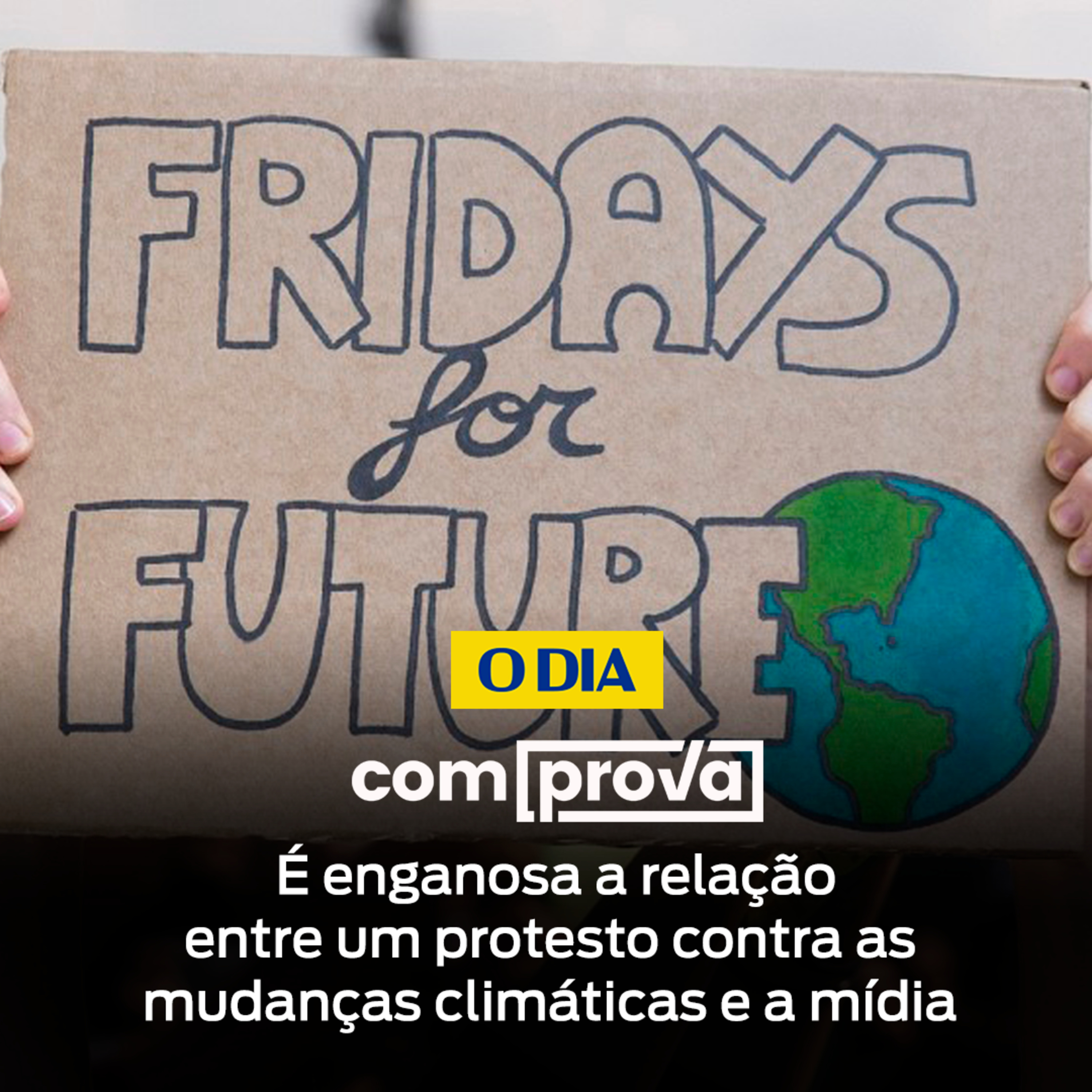 É enganosa a relação entre um protesto contra as mudanças climáticas e a mídia episode artwork