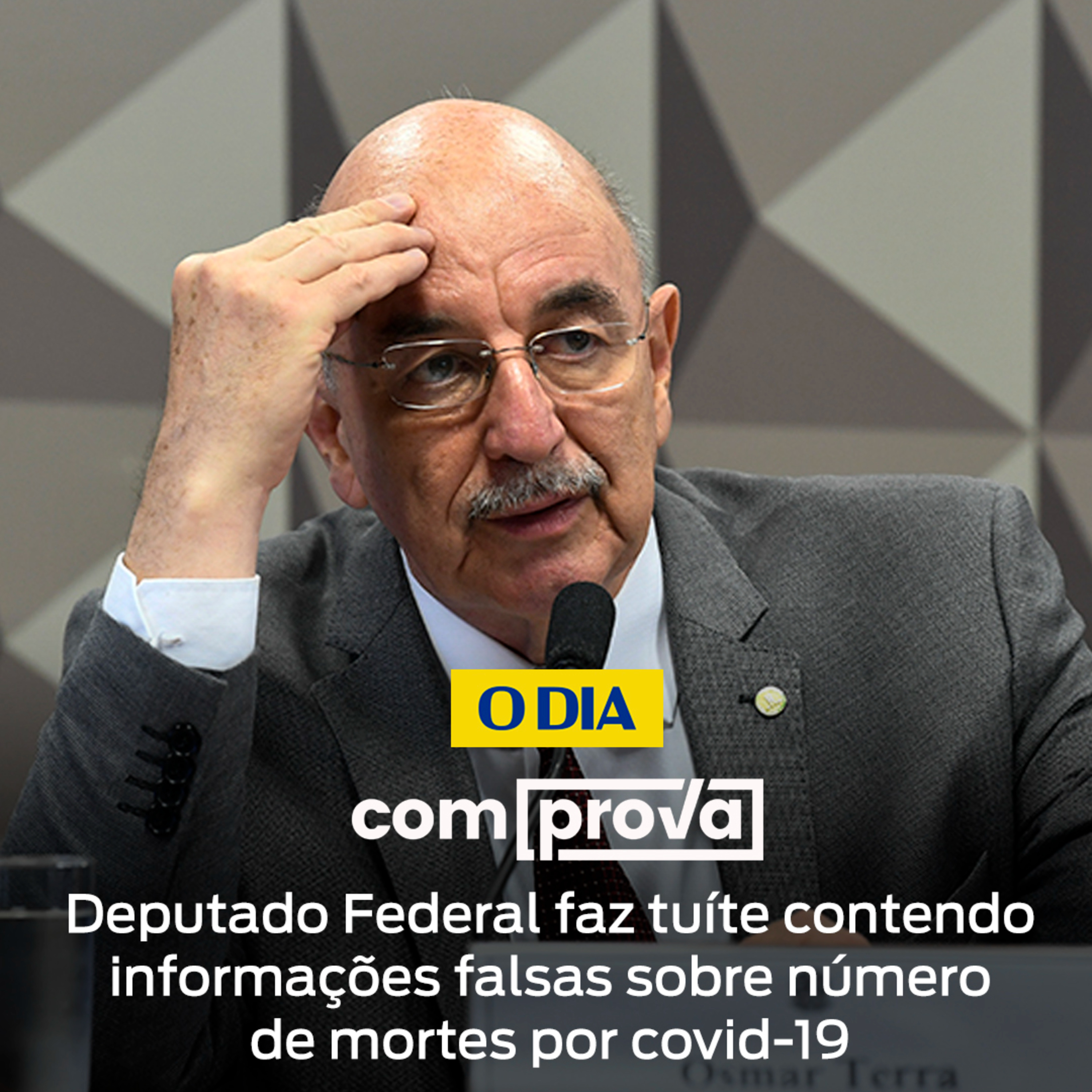 Deputado Federal faz tuíte contendo informações falsas sobre número de mortes por covid-19. episode artwork