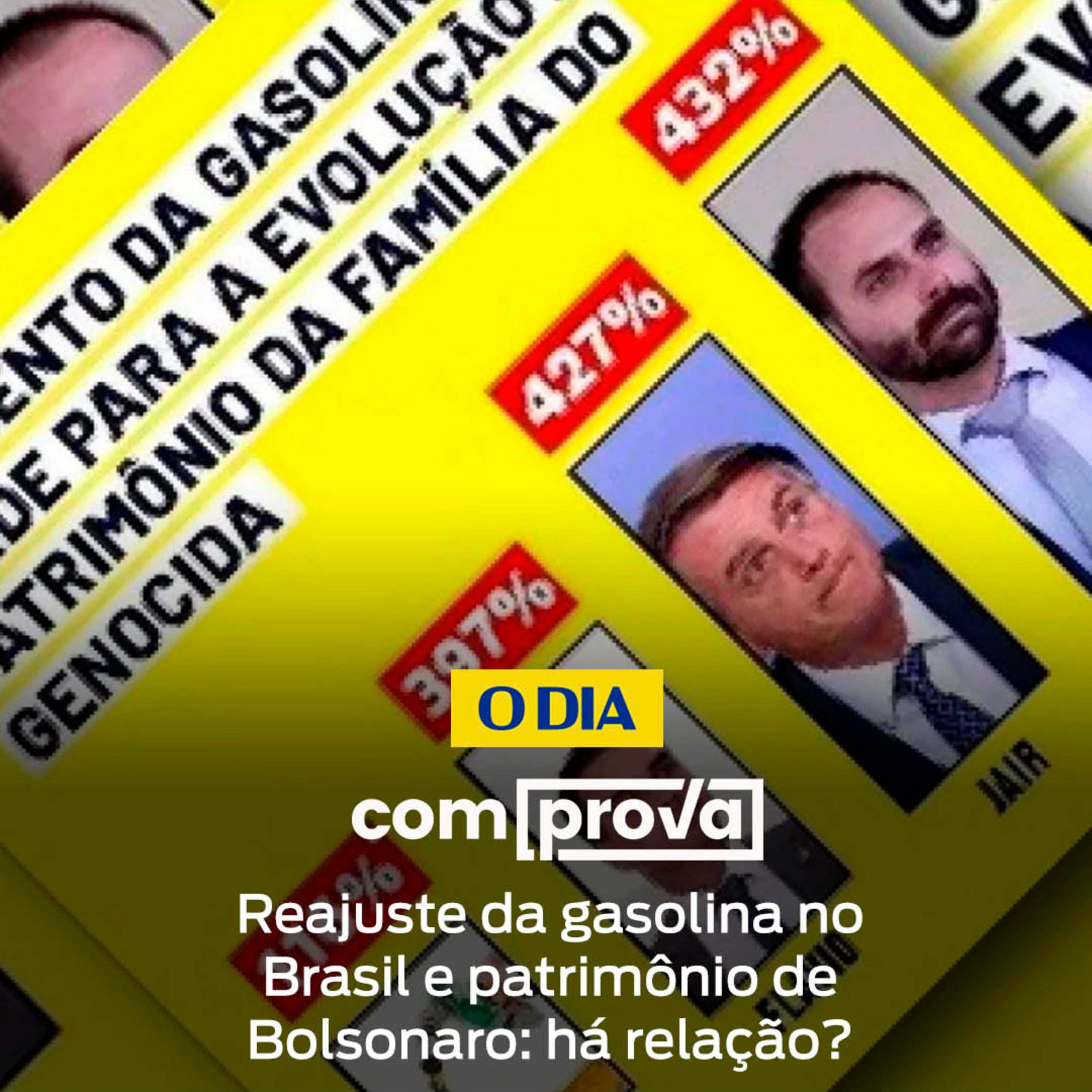 É enganosa a comparação feita em um post com percentuais sobre reajuste da gasolina no Brasil e crescimento patrimonial da família Bolsonaro episode artwork