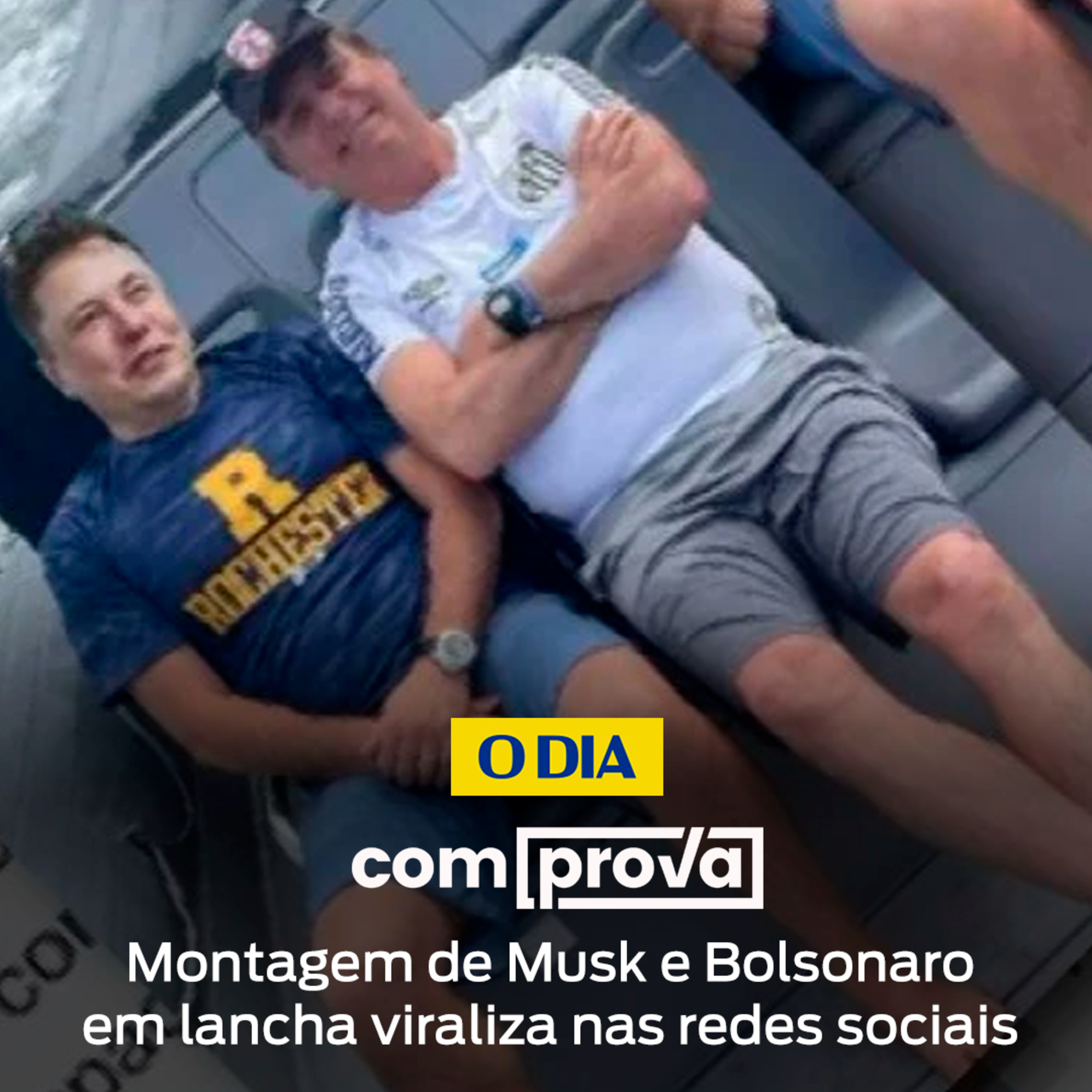 Montagem de Musk e Bolsonaro em lancha viraliza nas redes sociais  episode artwork