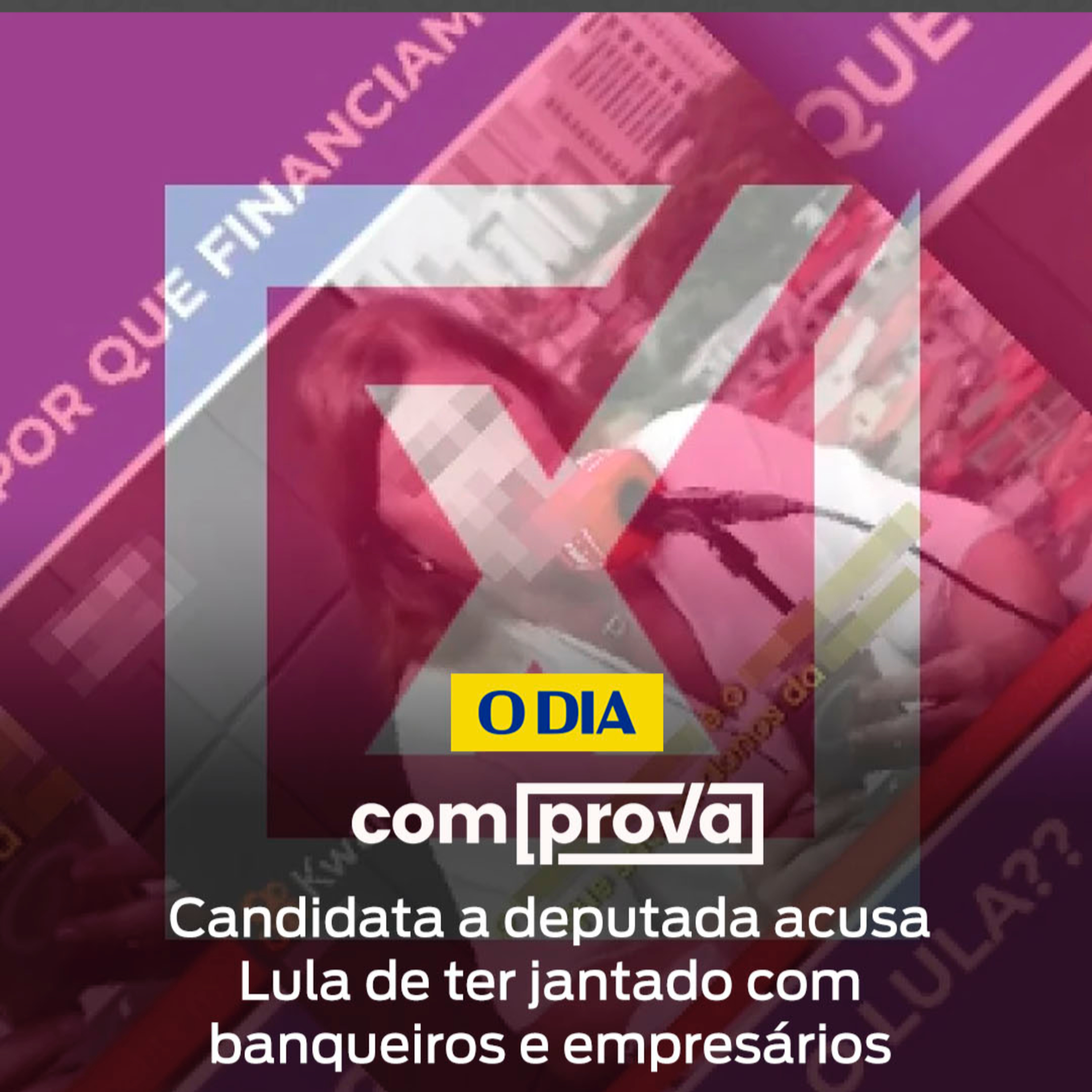 Candidata a deputada acusa Lula de ter jantado com banqueiros e empresários episode artwork