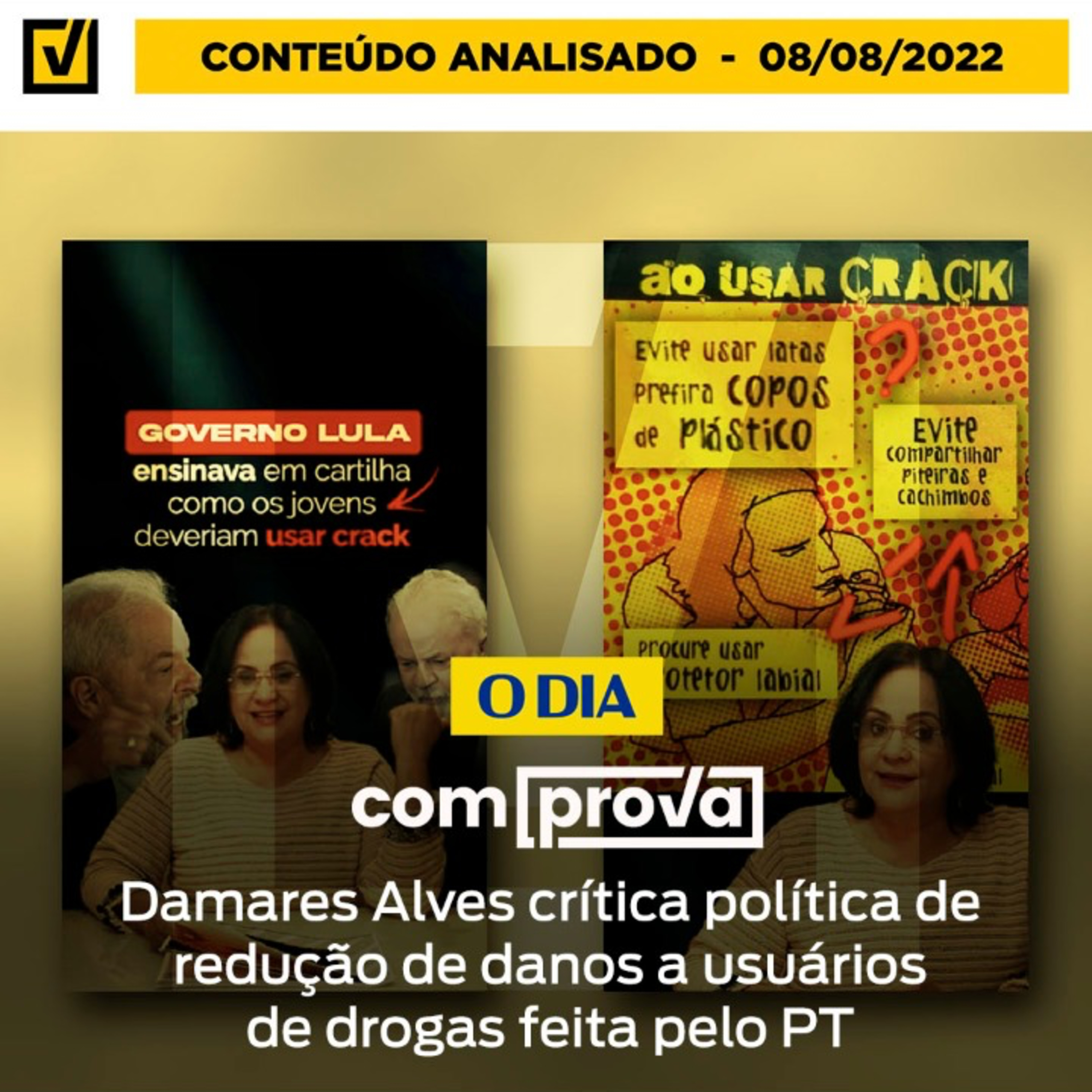 Damares Alves crítica política de redução de danos a usuários de drogas feita pelo PT episode artwork