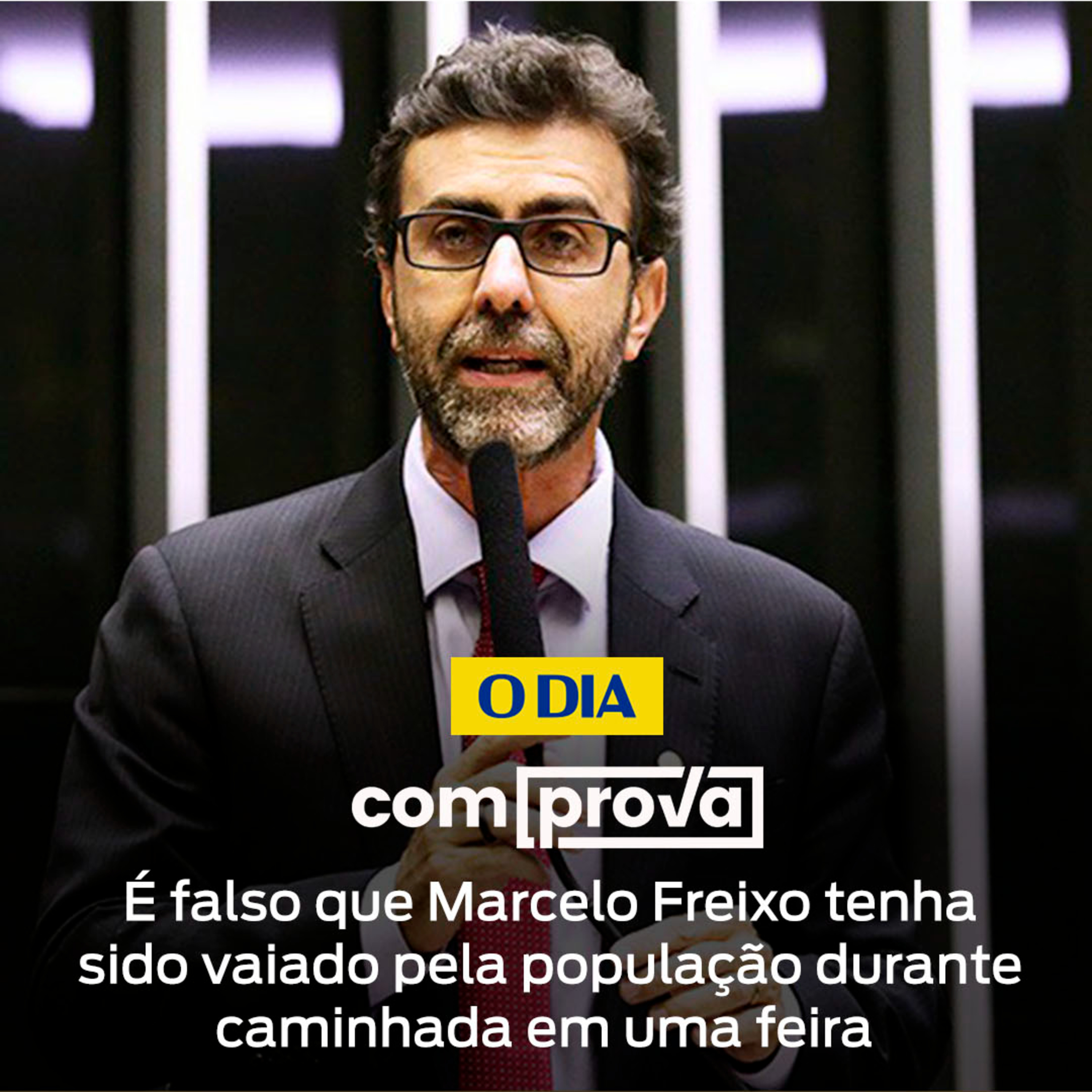 É falso que Marcelo Freixo tenha sido vaiado pela população durante caminhada em uma feira  episode artwork