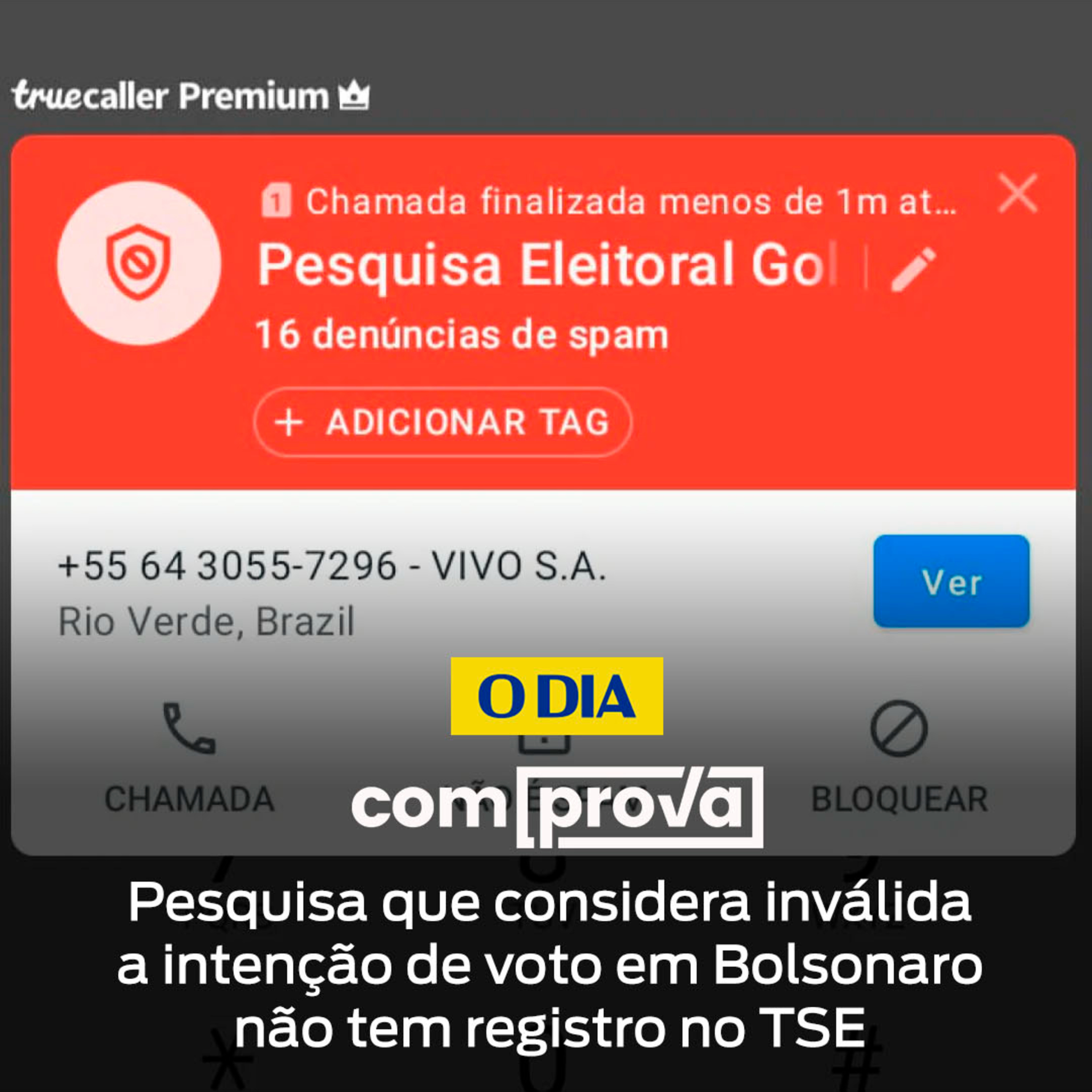 Pesquisa que considera inválida a intenção de voto em Bolsonaro não tem registro no TSE episode artwork