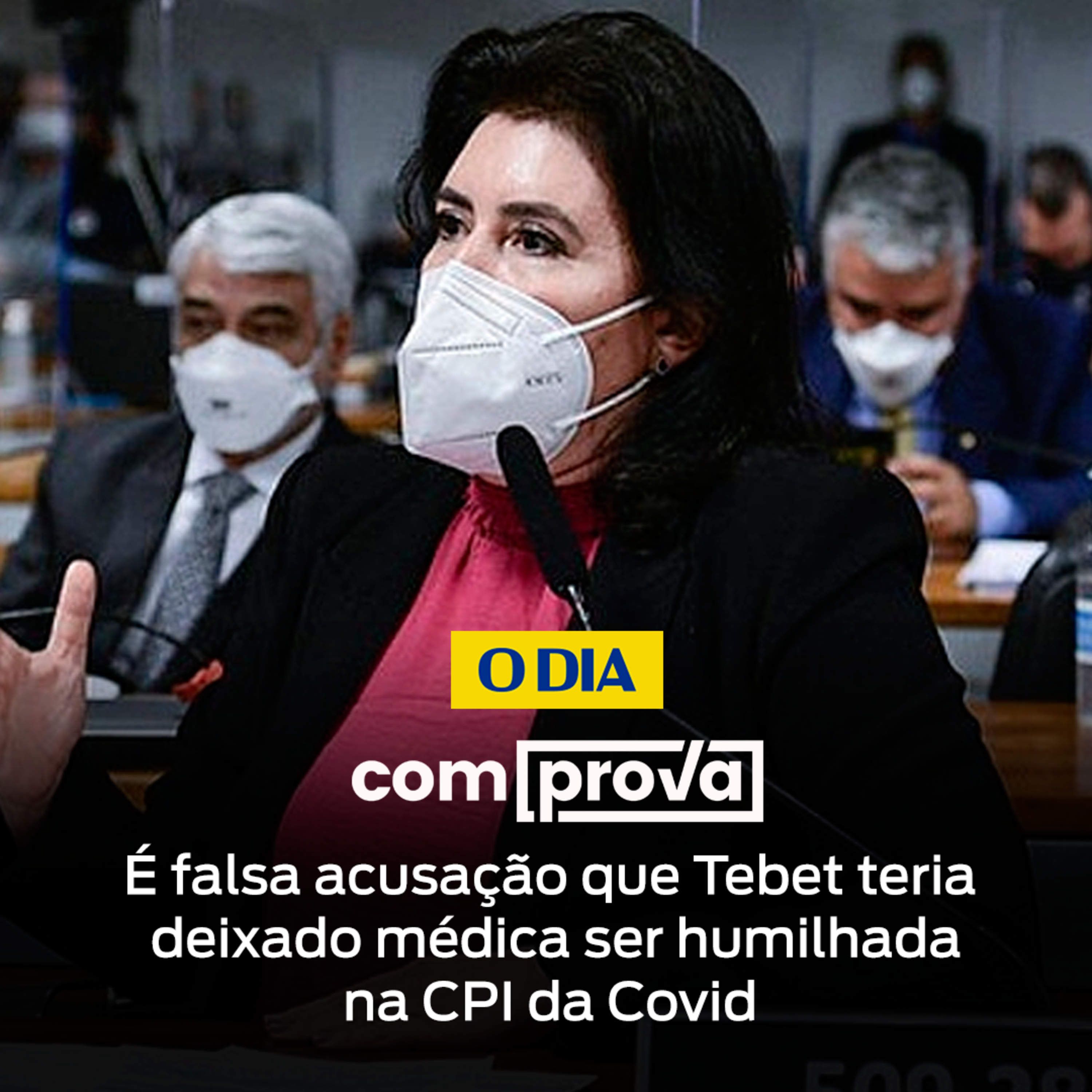 É falsa acusação de que Simone Tebet teria deixado Dr. Nise Yamaguchi ser humilhada durante CPI da Covid episode artwork