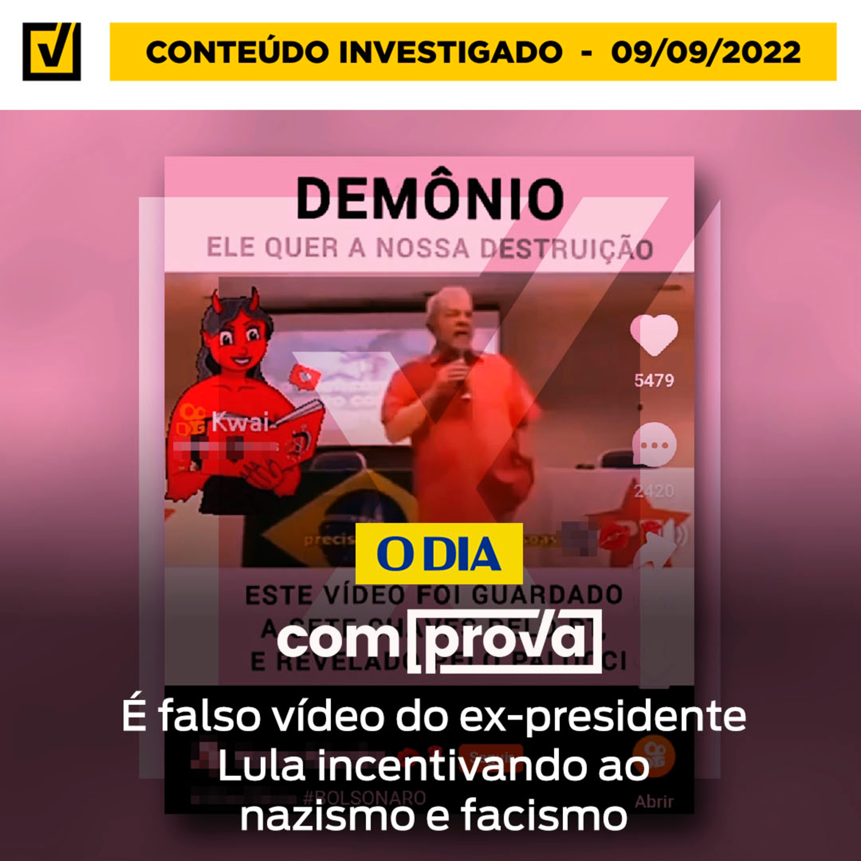 É falso vídeo do ex-presidente Lula incentivando ao nazismo e facismo episode artwork