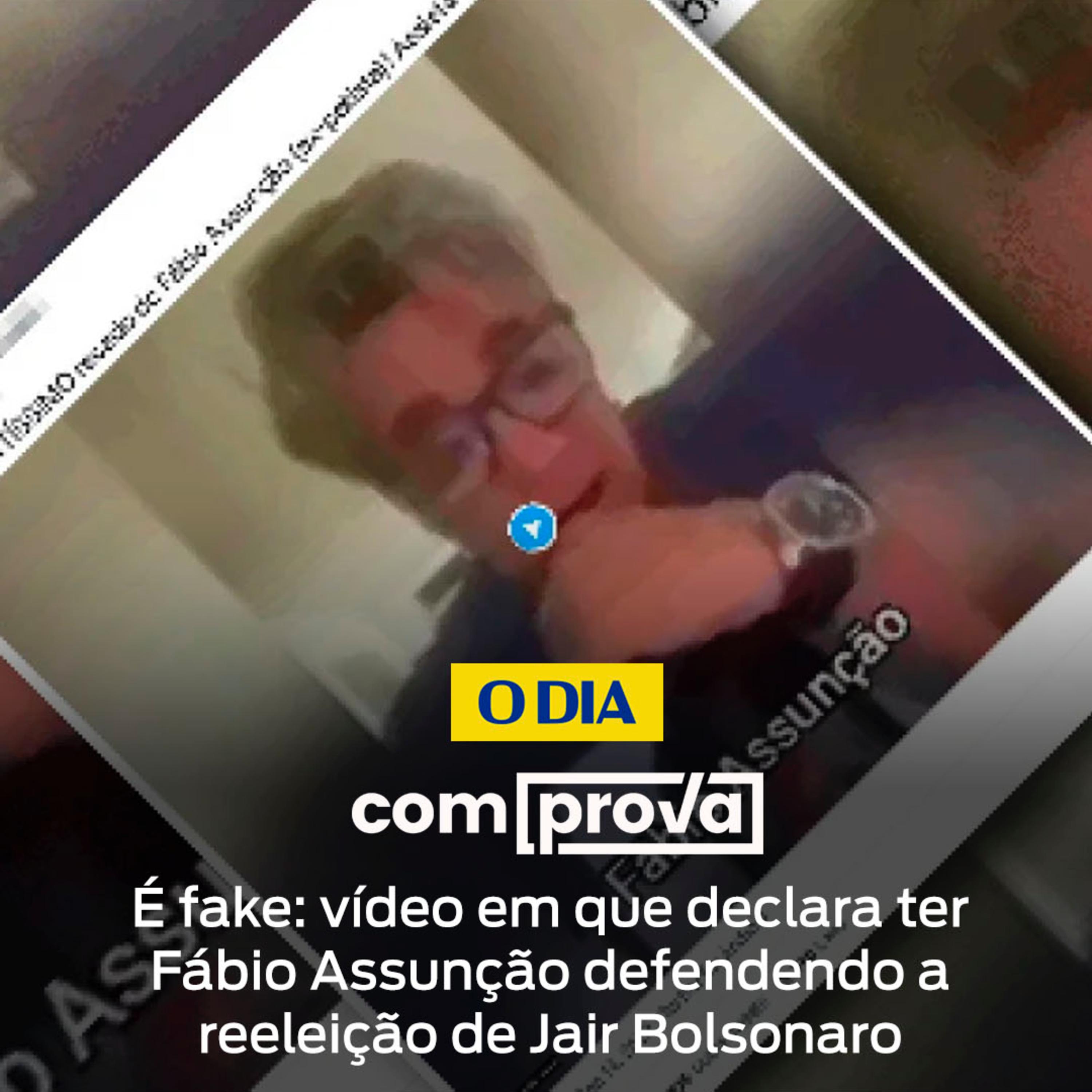 É fake: vídeo em que declara ter Fábio Assunção defendendo a reeleição de Jair Bolsonaro (PL), com críticas ao PT e à esquerda.  episode artwork