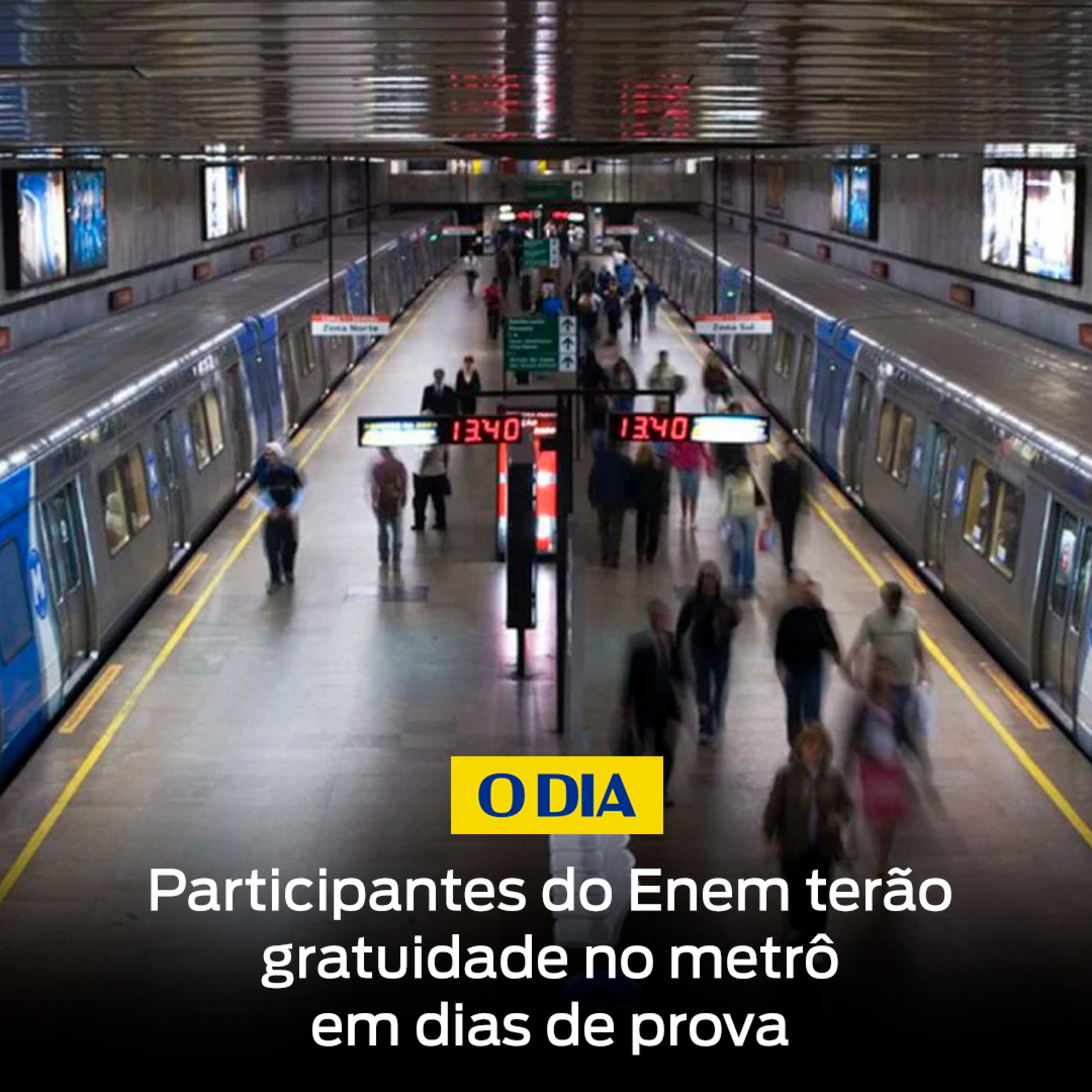 Participantes do Enem terão gratuidade no metrô em dias de prova episode artwork