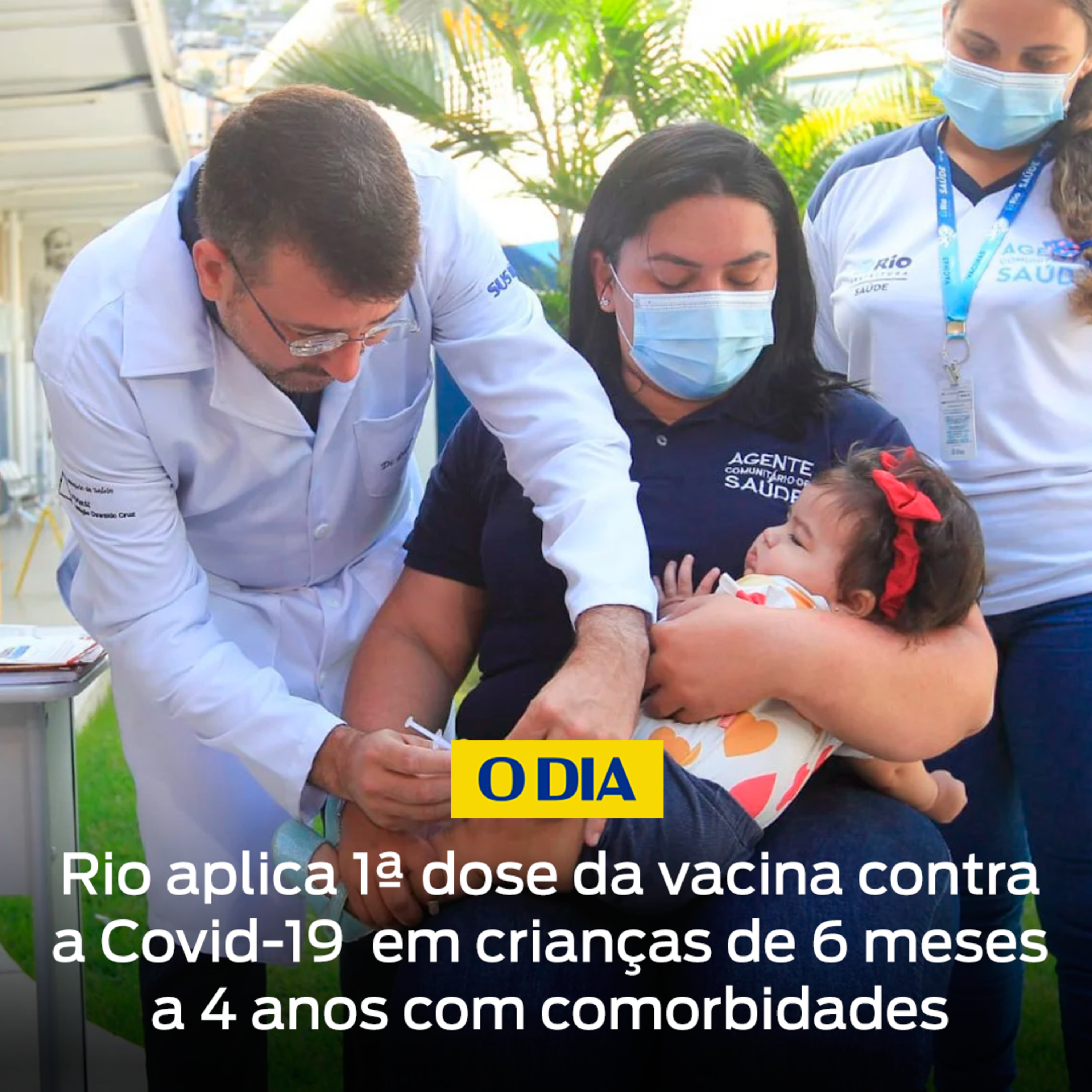 Rio aplica 1ª dose da vacina contra a Covid-19 em crianças de 6 meses a 4 anos com comorbidades episode artwork