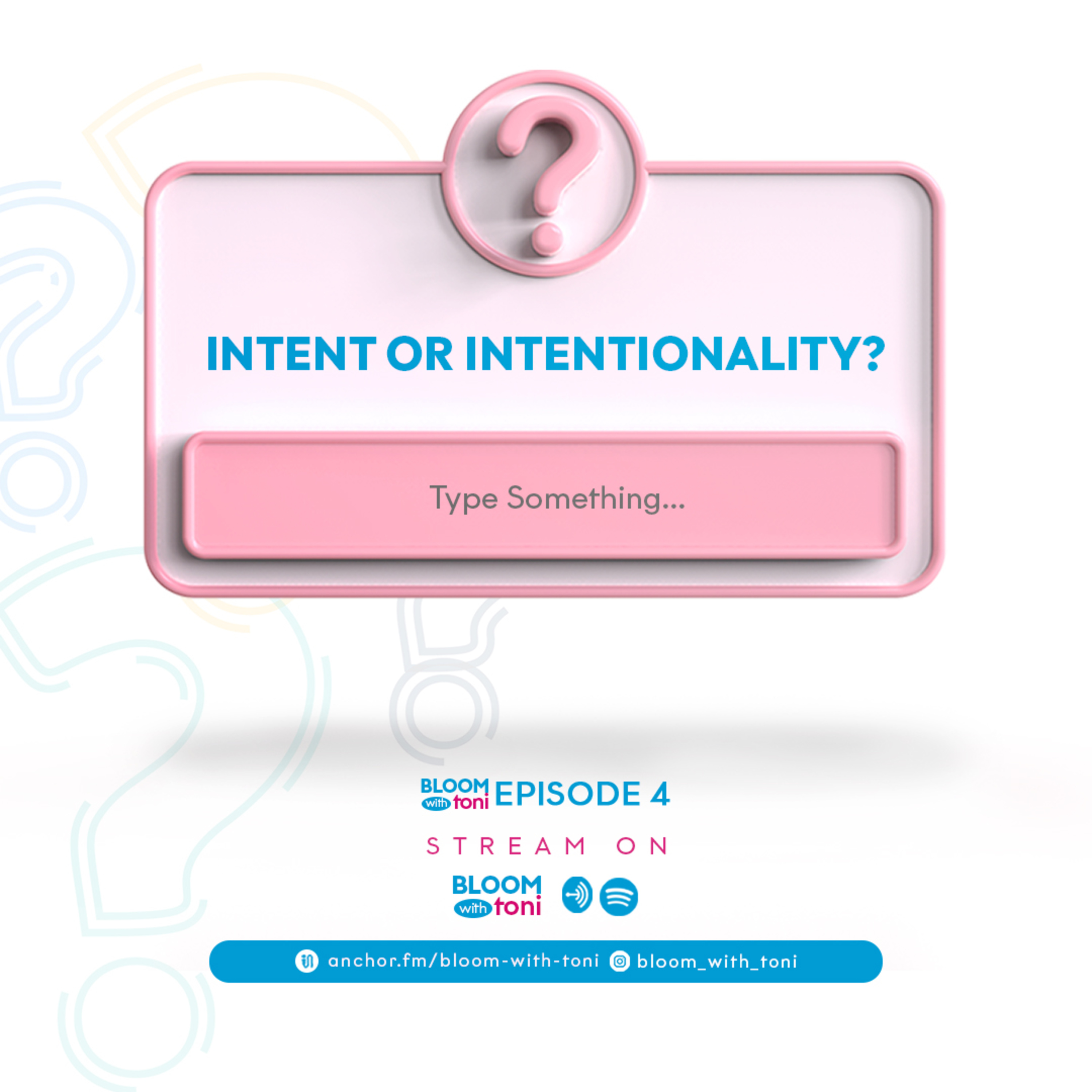 Intent or Intentionality? episode artwork