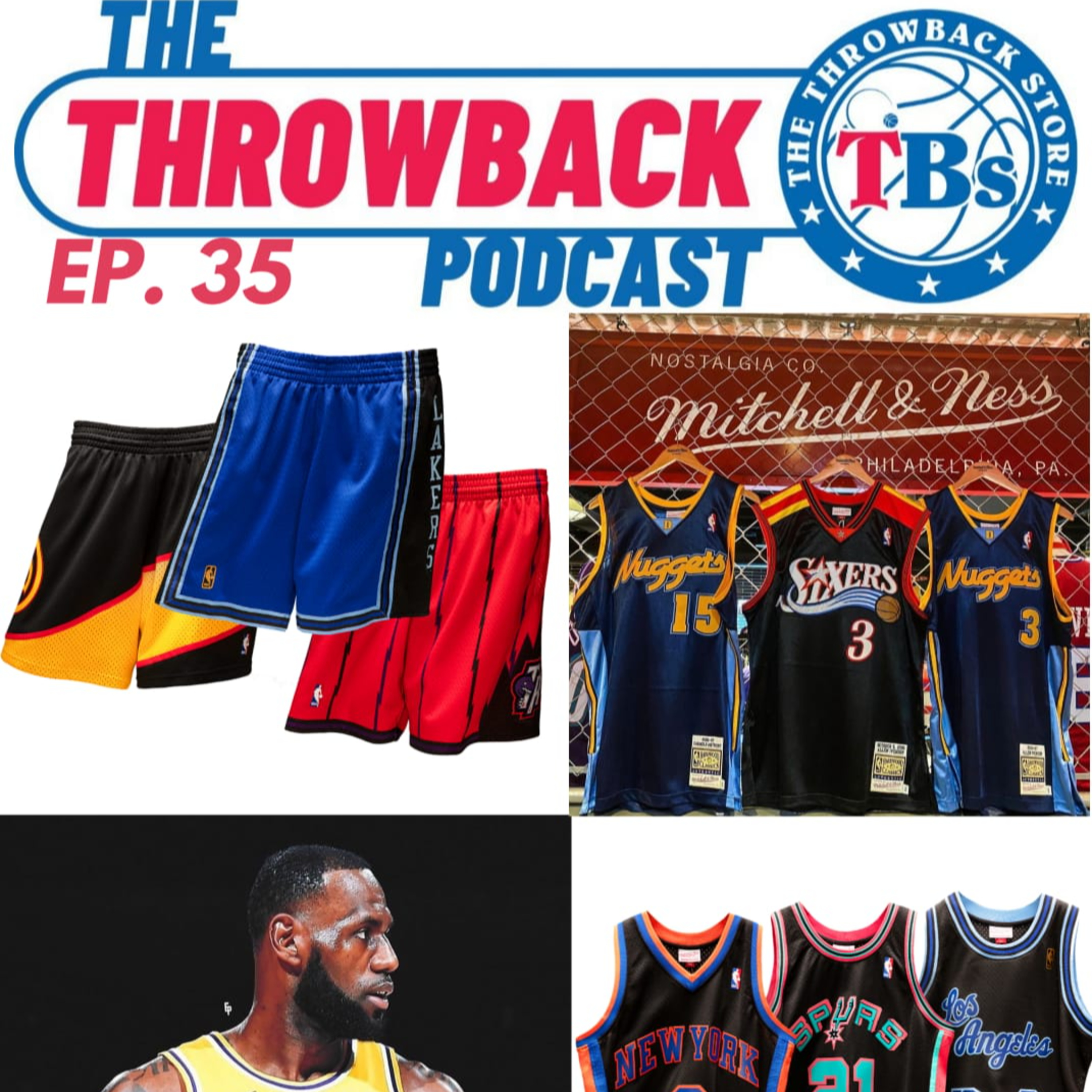 LeBron James, Joel Embiid, Rudy Gobert, Ben Simmons, Nikola Jokic, NBA Basketball, Mitchell and Ness