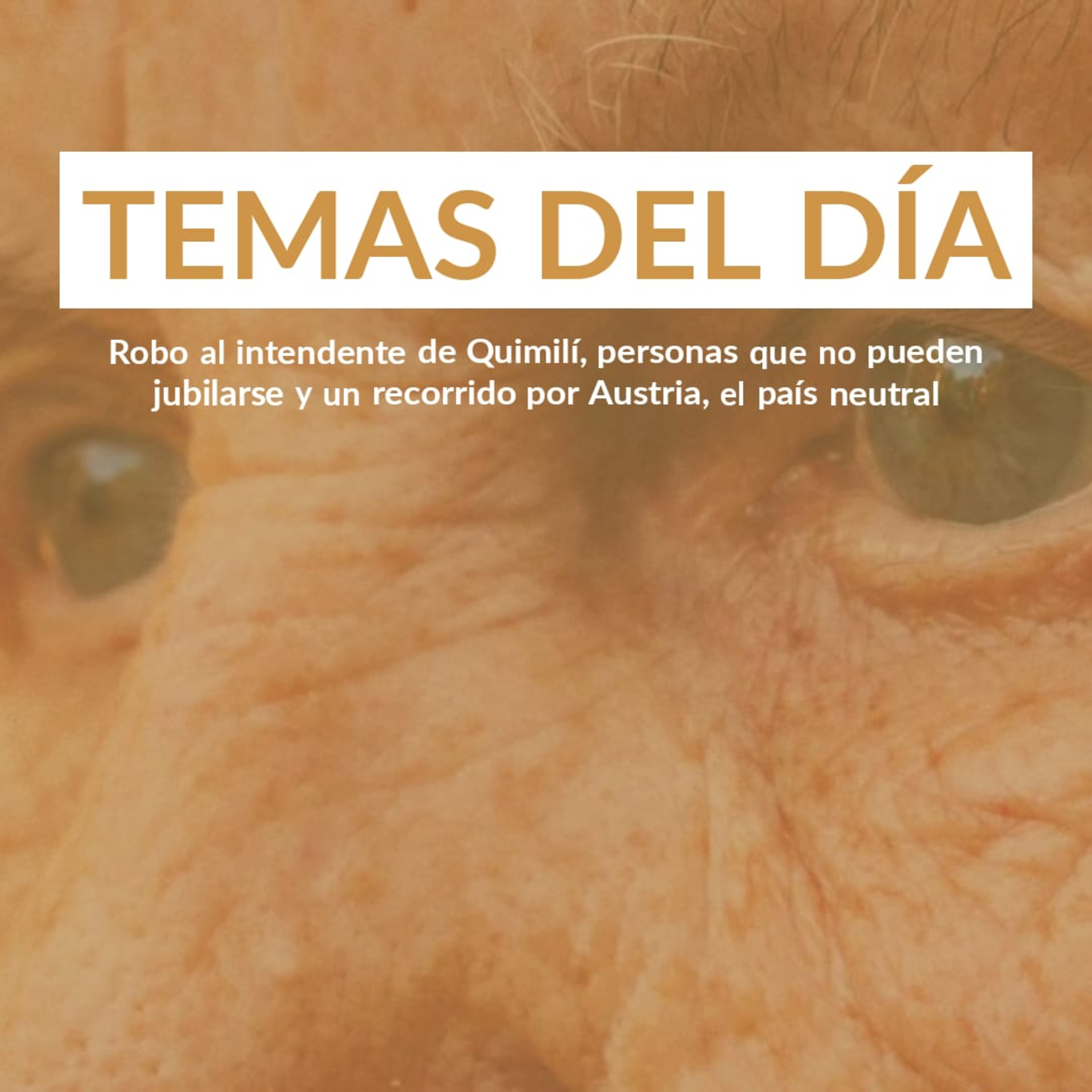 Robo al intendente de Quimilí, personas que no pueden jubilarse y un recorrido por Austria, el país neutral episode artwork