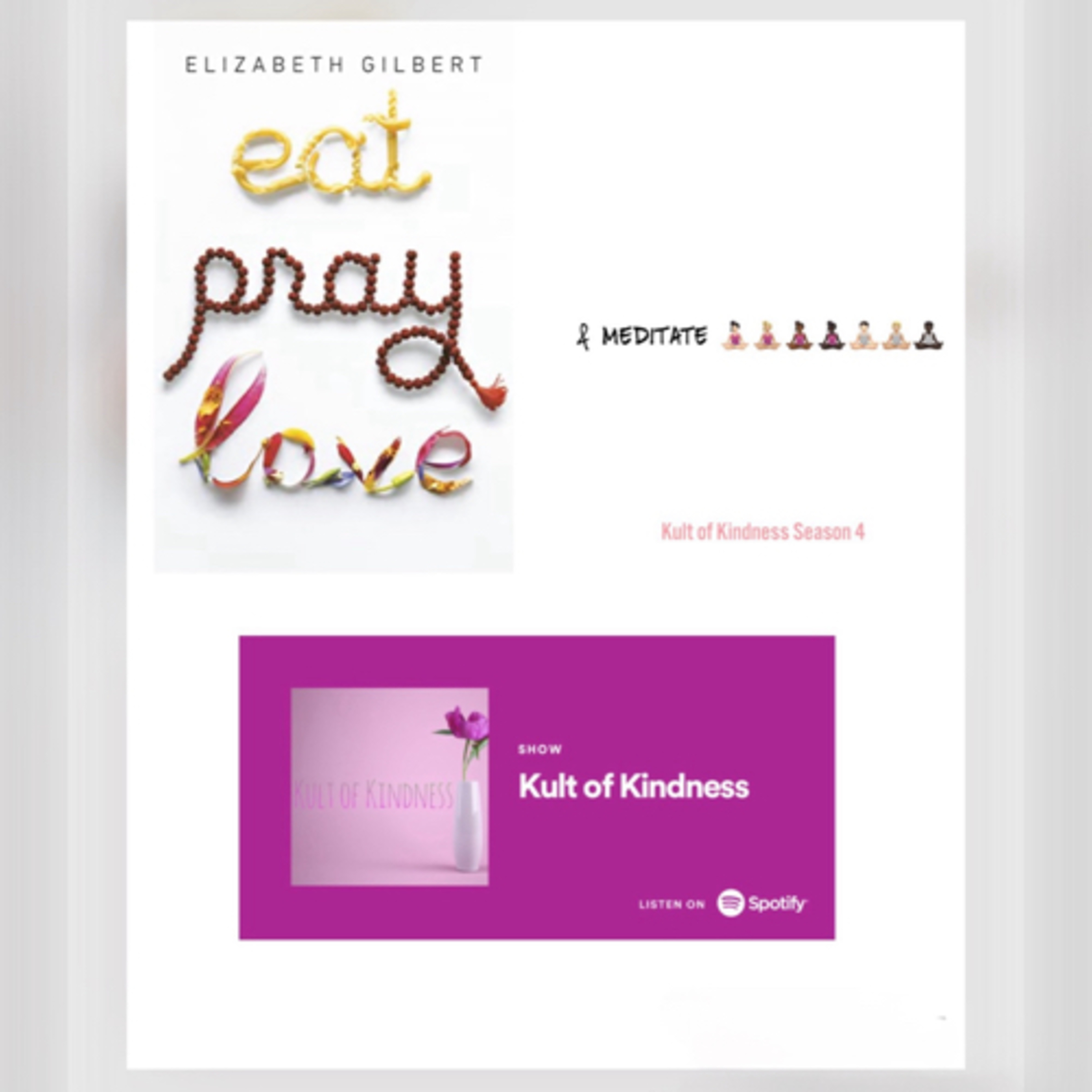 Eat, Pray, Love.. + Meditation. episode artwork