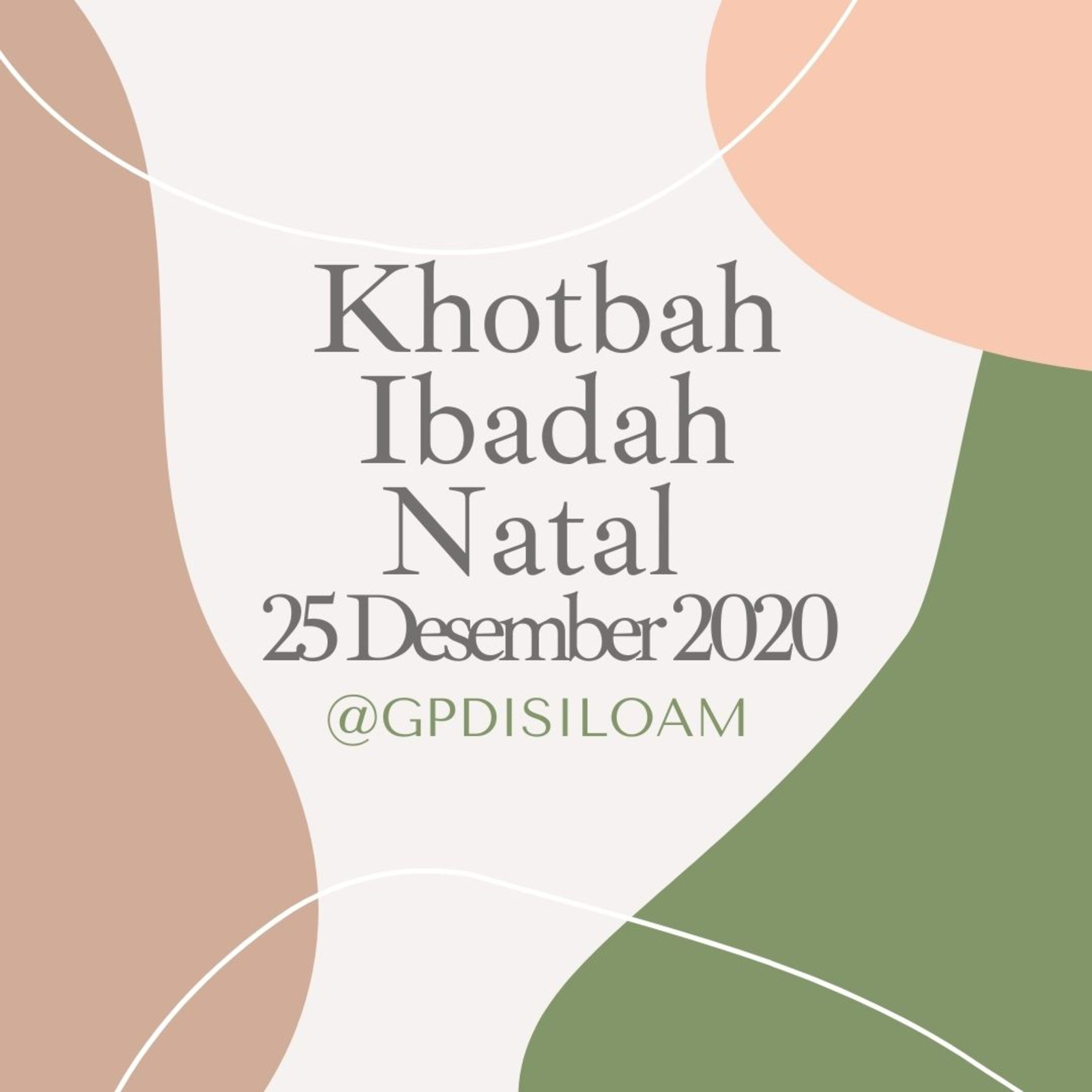 Khotbah Ibadah Natal 25 Desember 2020 - LIVE RECORDING  episode artwork