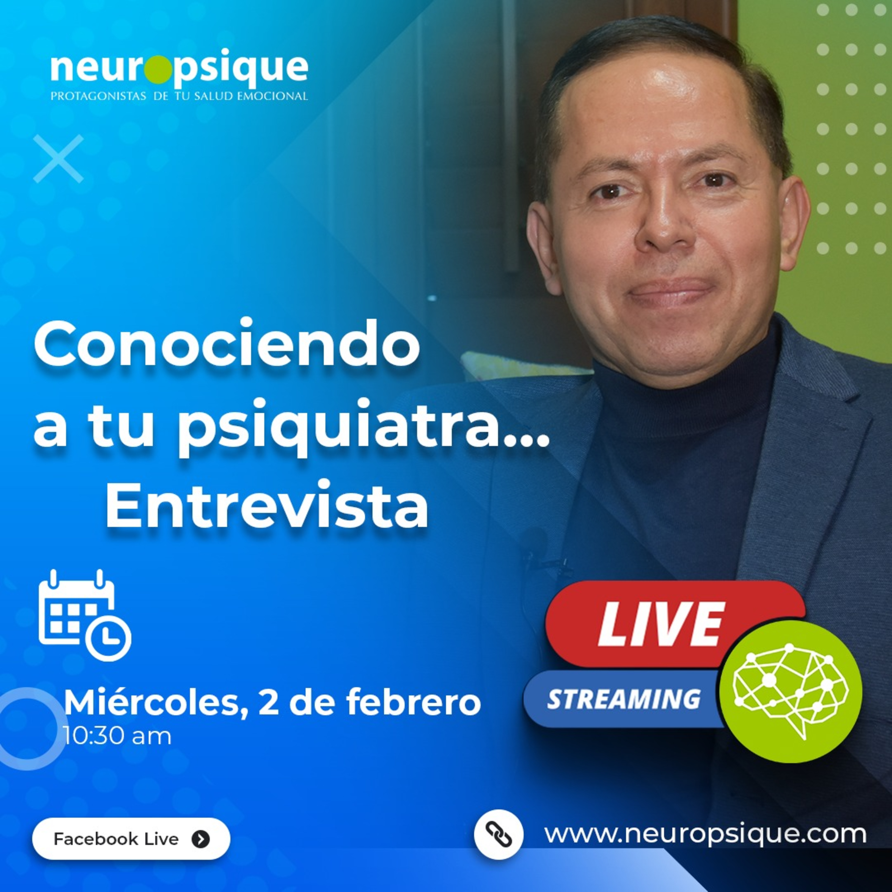 Les comparto la entrevista que me realizaron para platicar sobre mis inicios en la psiquiatría, anécdotas, entre muchas cosas más. episode artwork