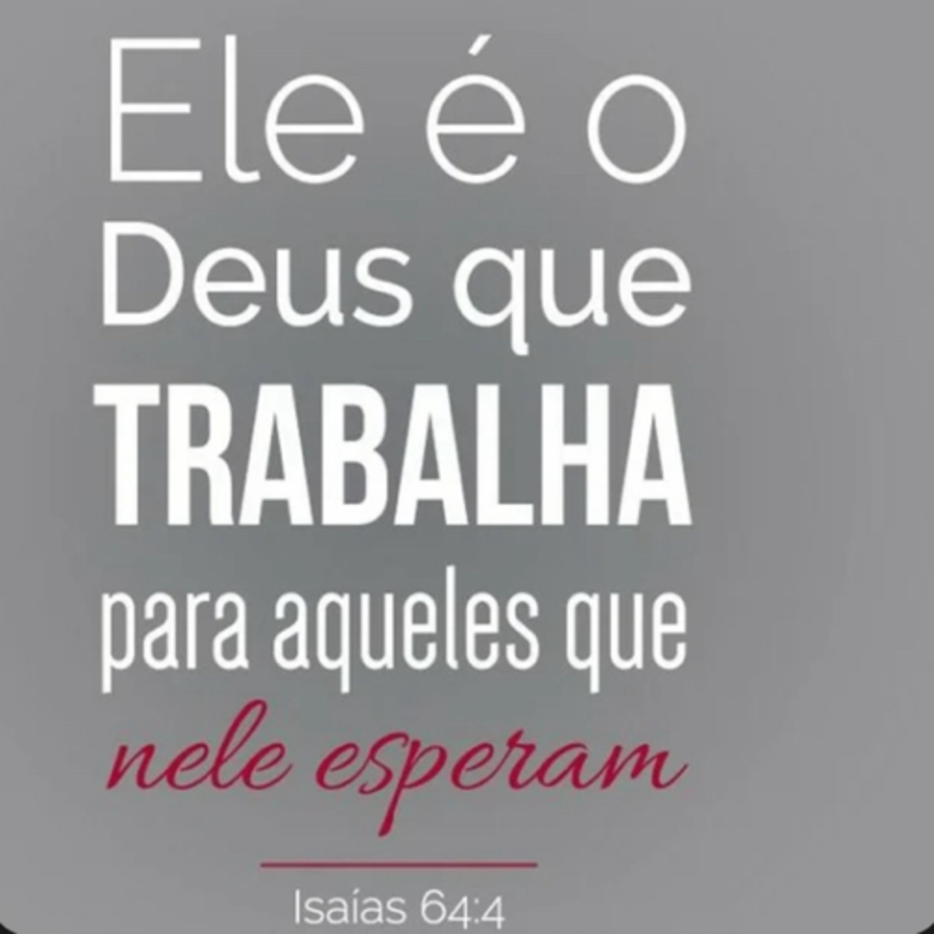 DEUS TRABALHA POR NÓS  episode artwork