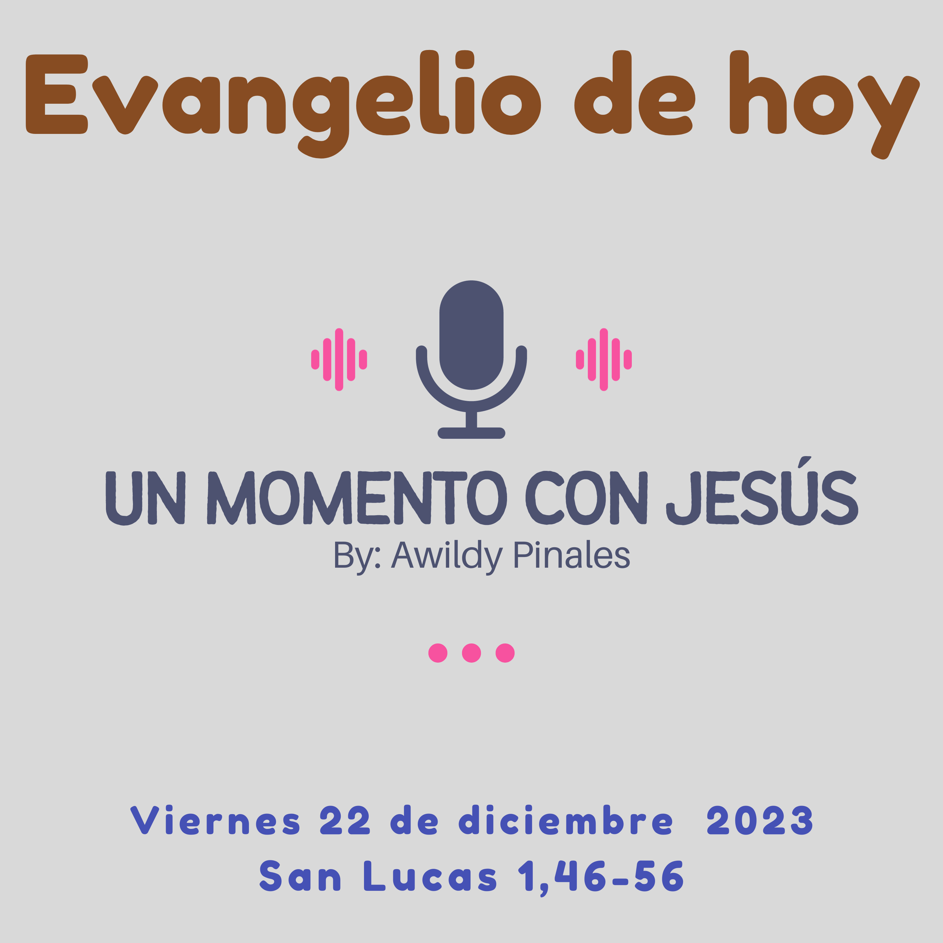 Un momento con Jesús