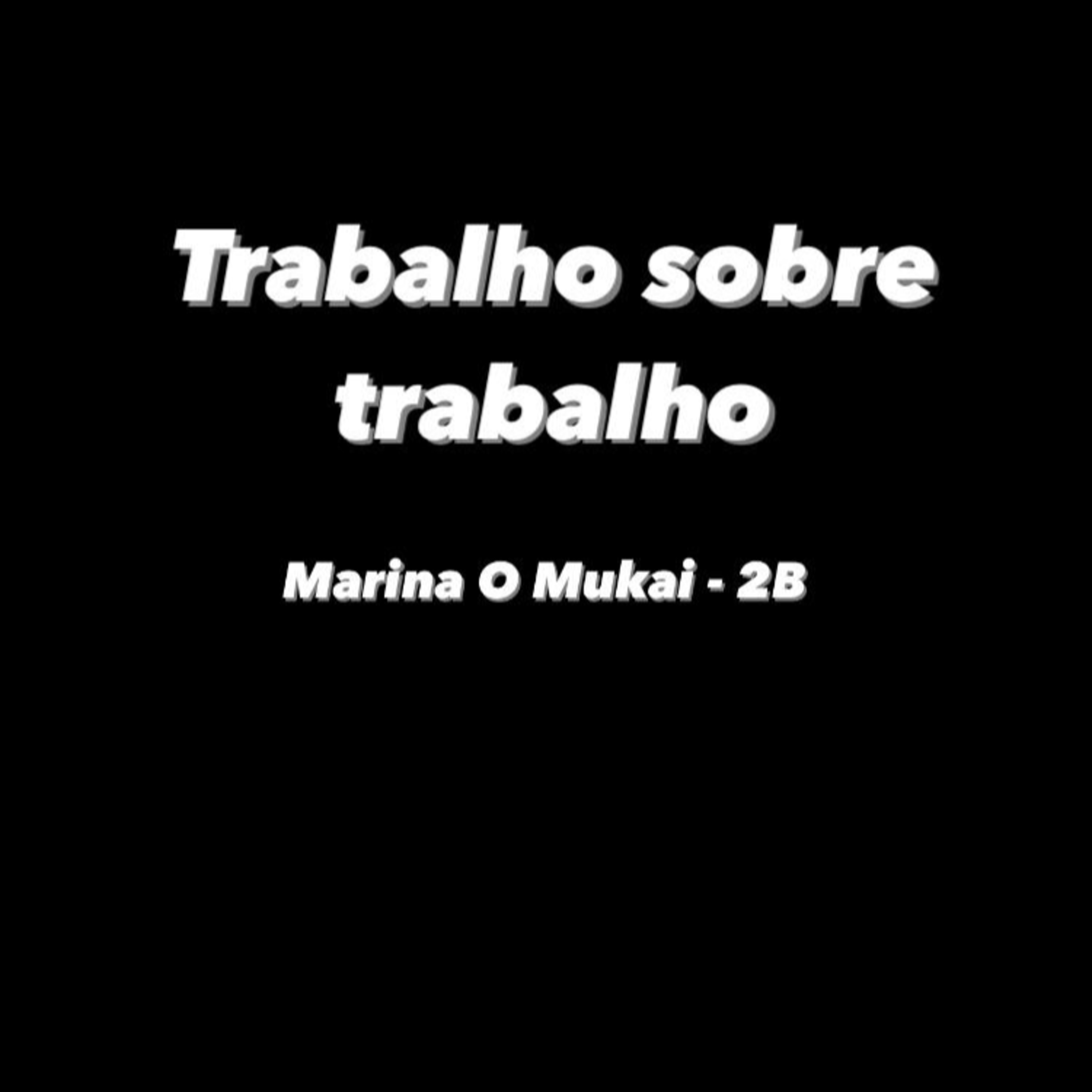 Trabalho sobre trabalho episode artwork
