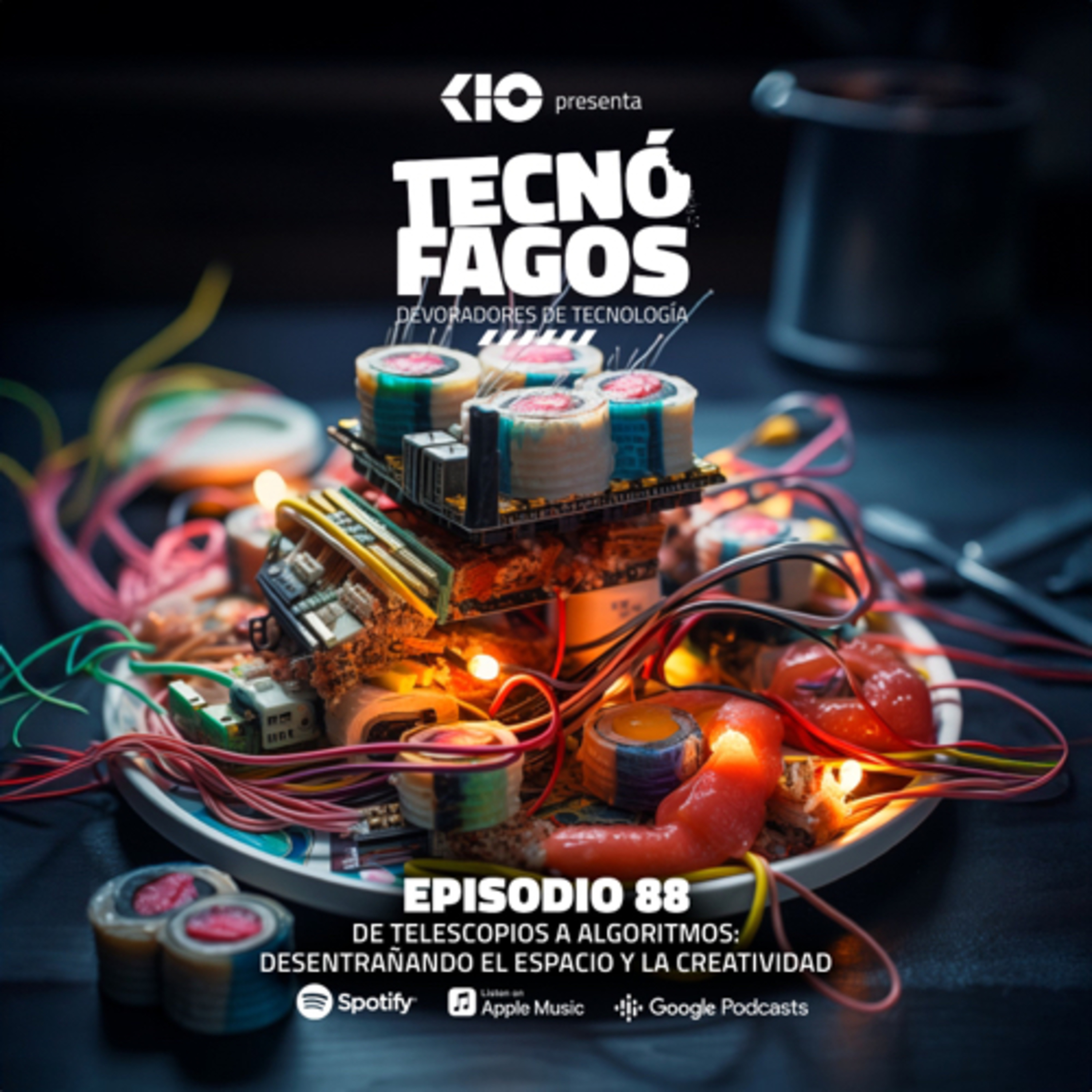 Episodio 88 De Telescopios a Algoritmos: Desentrañando el Espacio y la Creatividad episode artwork